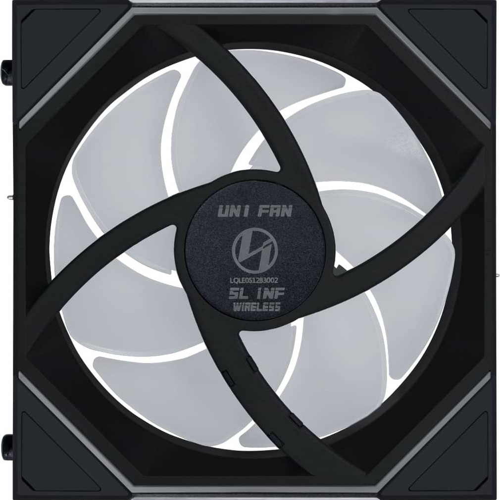 Комплект вентиляторів LIAN LI Uni Fan SL-Infinity Wireless 120 Reverse Blade w/controller Black 3-Pack (G99.12RSLIN1W3B.00)