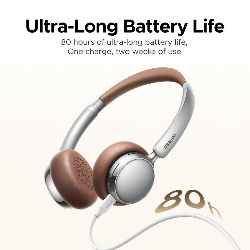 Навушники UGREEN HP207 Studio Plus Brown (75629)