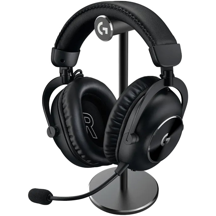 Навушники геймерскі LOGITECH G Pro X 2 Lightspeed w/stand Black (991-000550)