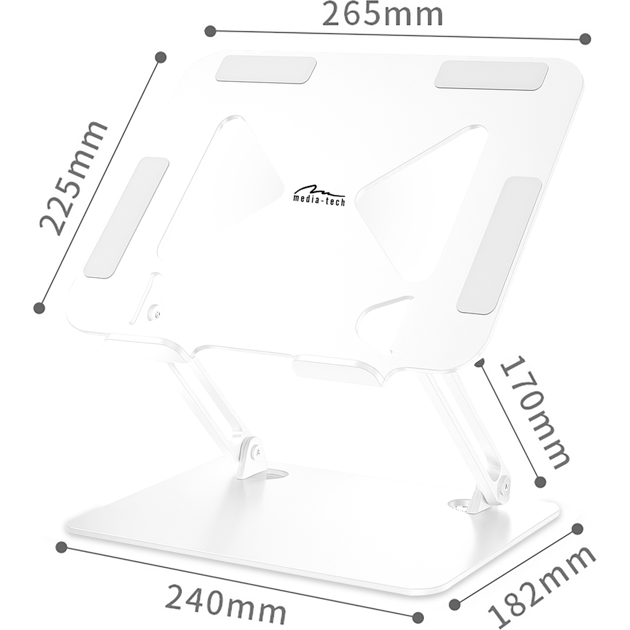 Подставка для ноутбука MEDIA-TECH Laptop Stand MT2661 White