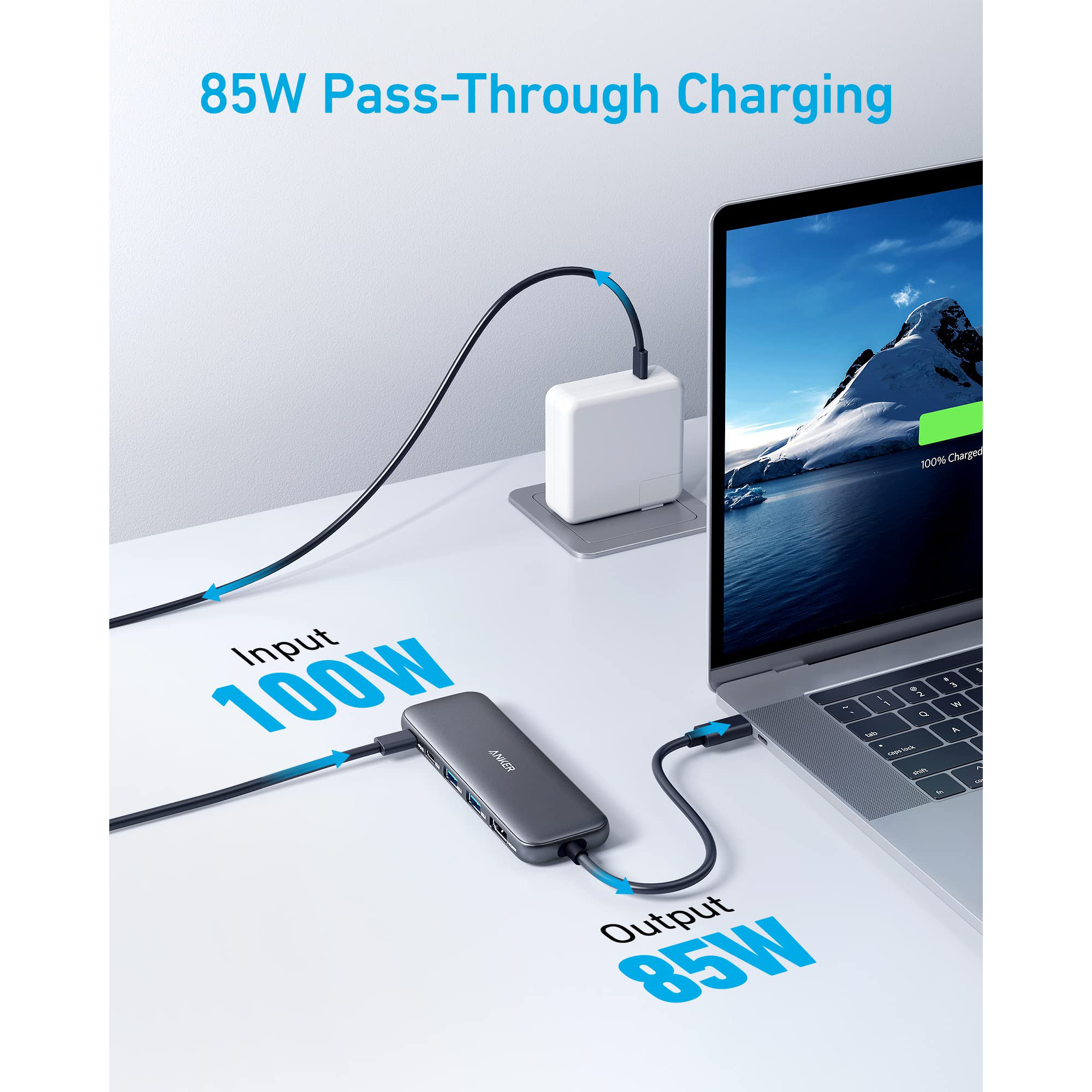 Порт-репликатор ANKER 332 7-in-1 USB-C Hub (A8355H11)