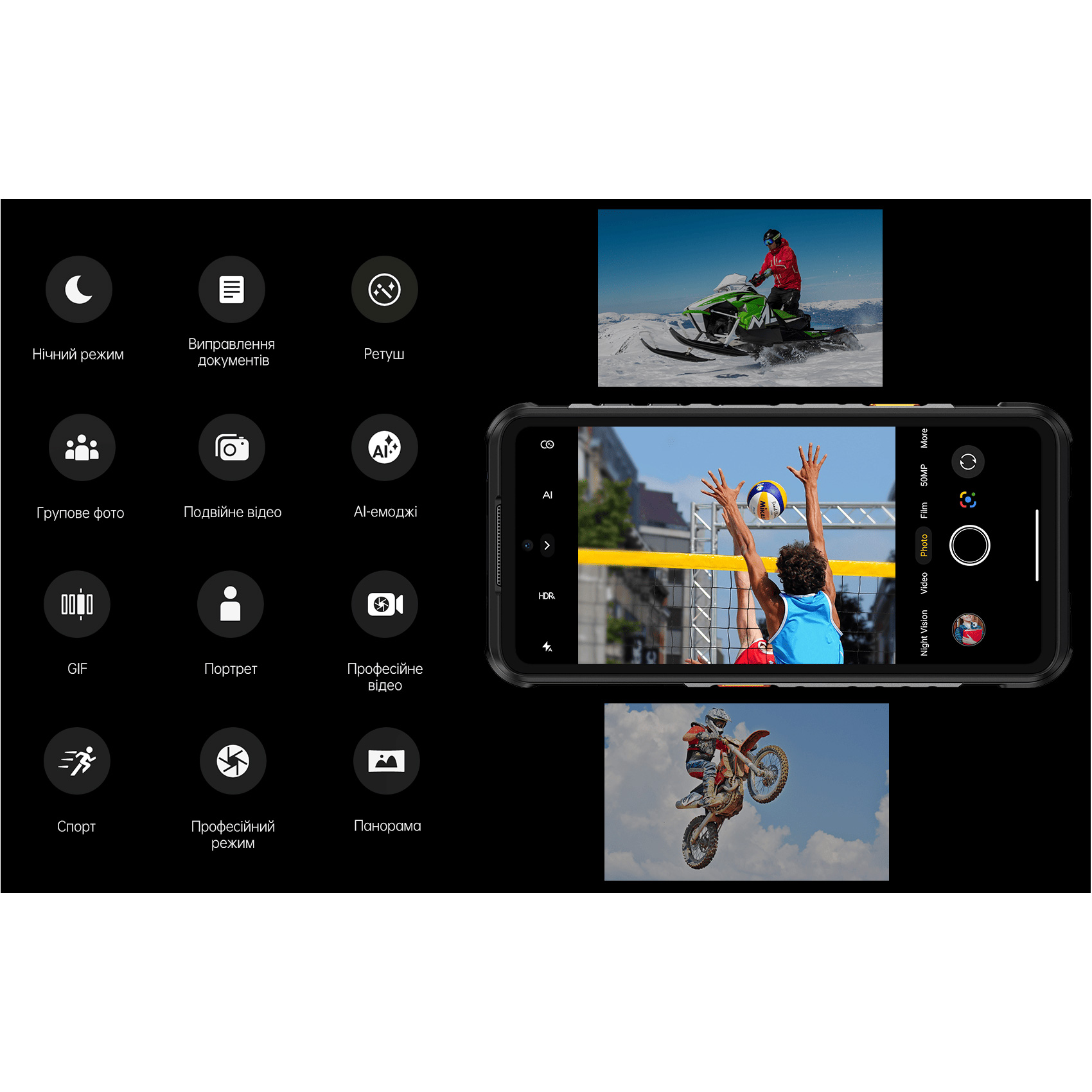 Смартфон RUGONE Xever 7 Pro 12/512GB Black