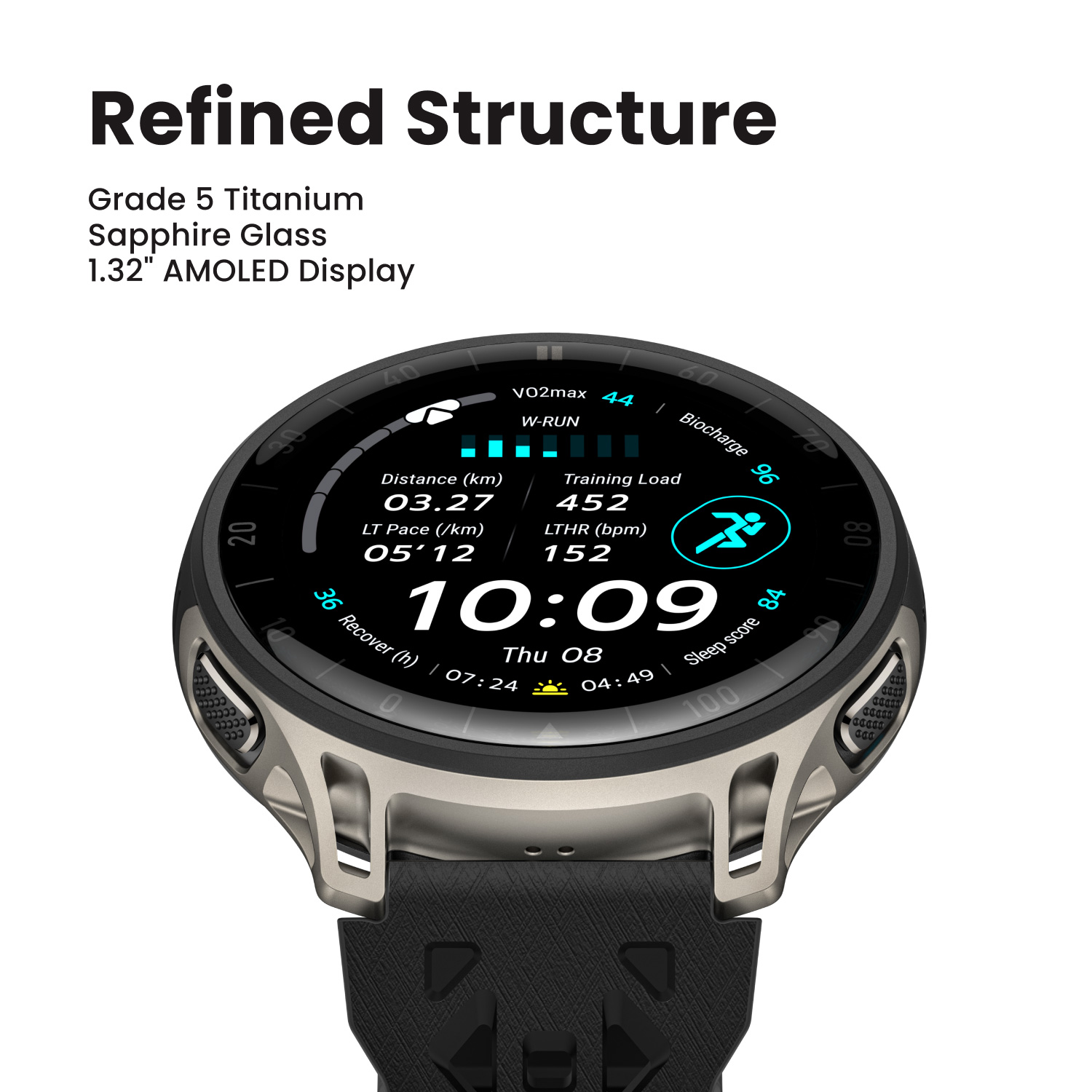 Смарт-часы AMAZFIT Cheetah 2 Pro Titanium (W2564GL1N)