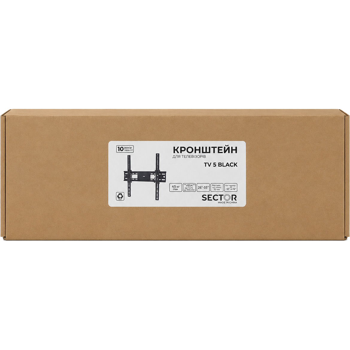 Крепление настенное для ТВ SECTOR TV5 26"-55" Black