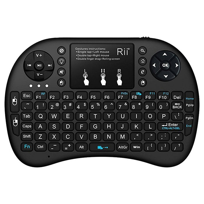 Клавіатура бездротова RII Mini i8+ (RT-MWK08+)