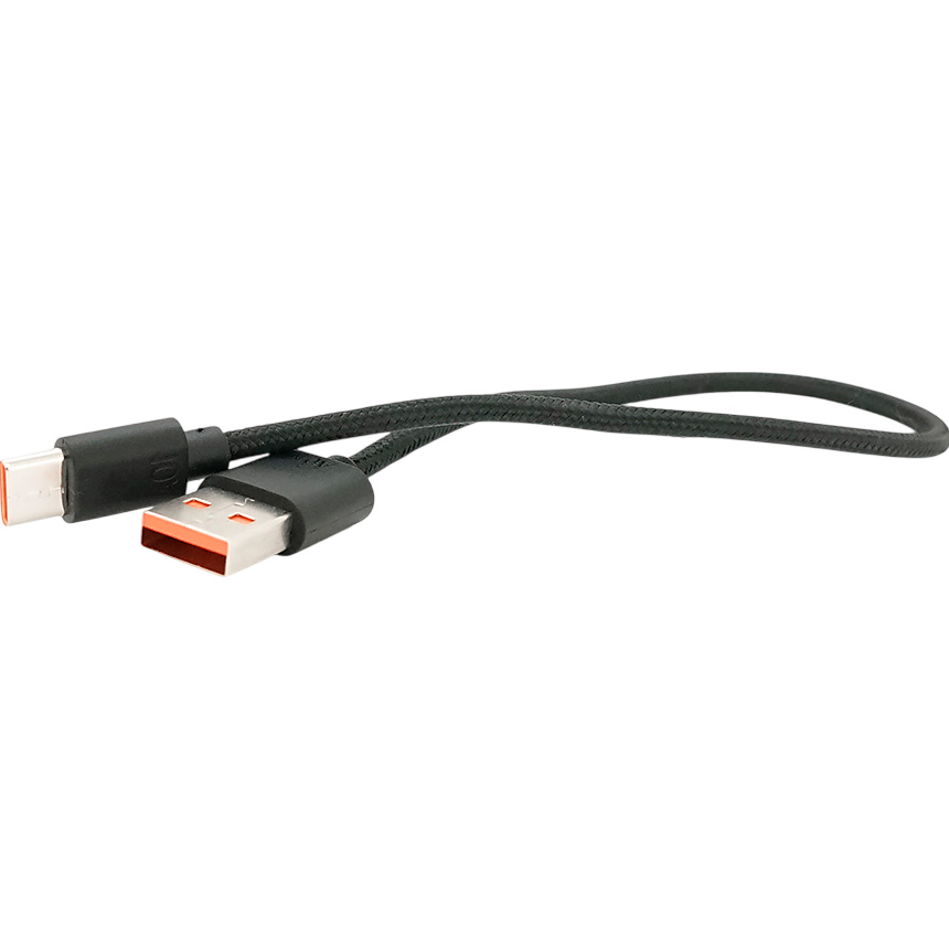 Кабель VOLTRONIC USB AM/CM 10A 240W 0.3м (USB-TC240W-10A-B-0.3M)