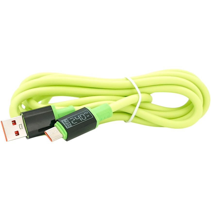 Кабель VOLTRONIC USB 2.0 AM/Type-C 2м (YT-USB-TC240-G-2.0M)