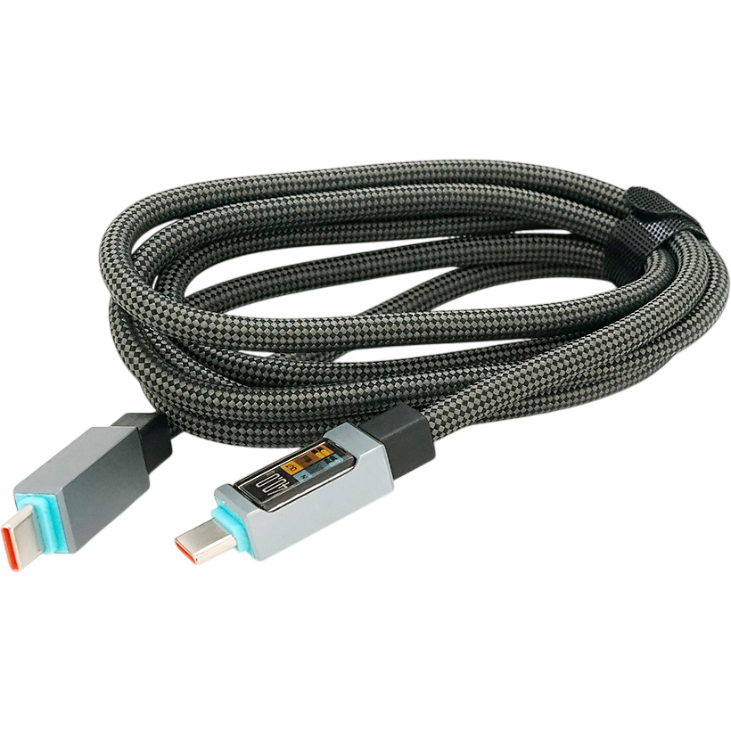 Кабель VOLTRONIC USB-C Male to USB-C Male 240W 1.5м (YT-TC-TC240-B-1.5M)