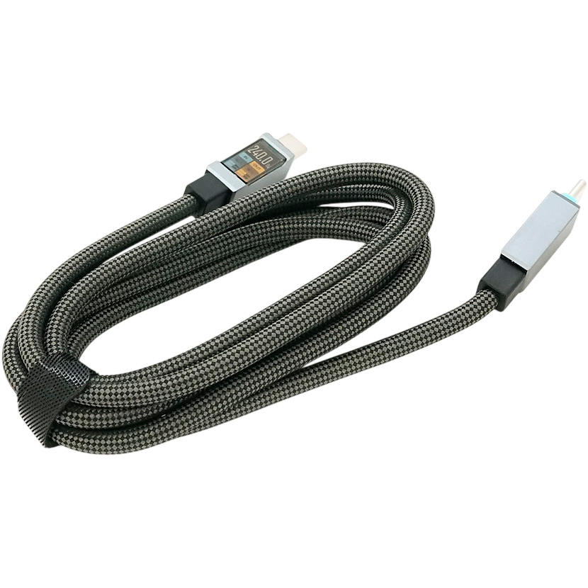 Кабель VOLTRONIC USB-C Male to USB-C Male 240W 1.5м (YT-TC-TC240-B-1.5M)