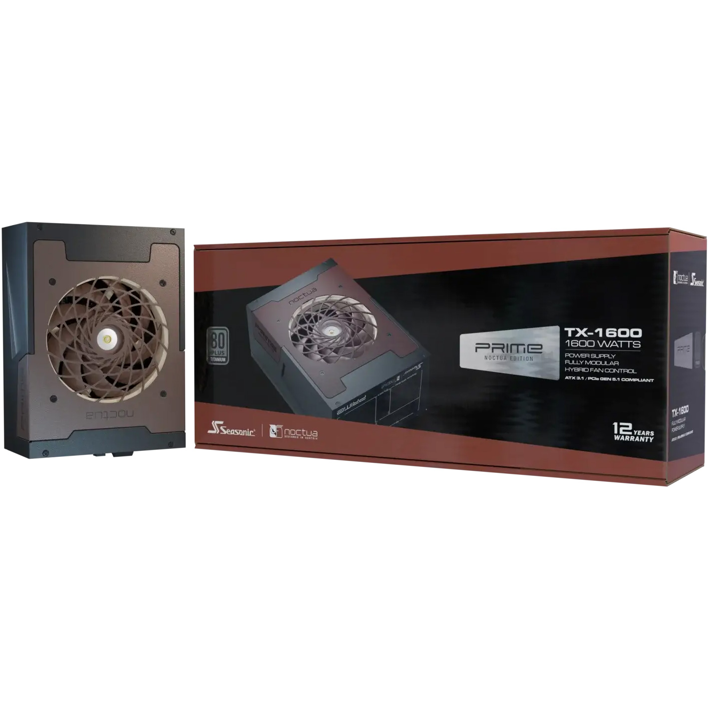 Блок живлення 1600W SEASONIC Prime TX-1600 Noctua Edition