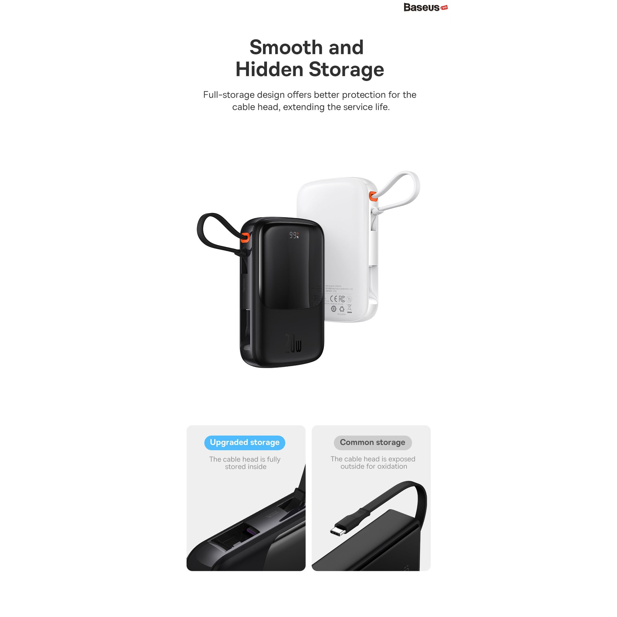 Повербанк BASEUS Qpow Pro Digital Display Fast Charge 22.5W Lightning Edition 10000mAh Black (PPQD020001)