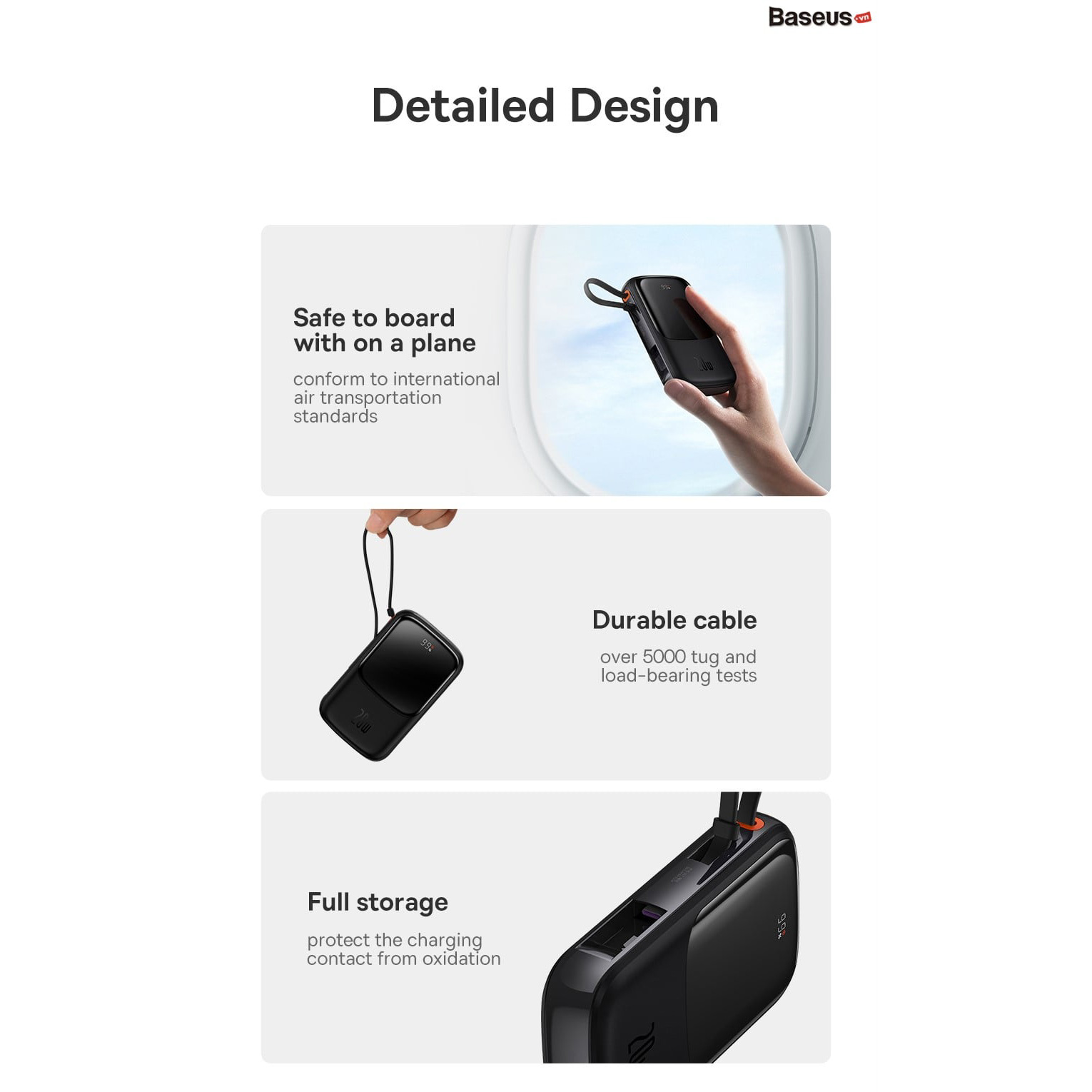 Повербанк BASEUS Qpow Pro Digital Display Fast Charge 22.5W Lightning Edition 10000mAh Black (PPQD020001)