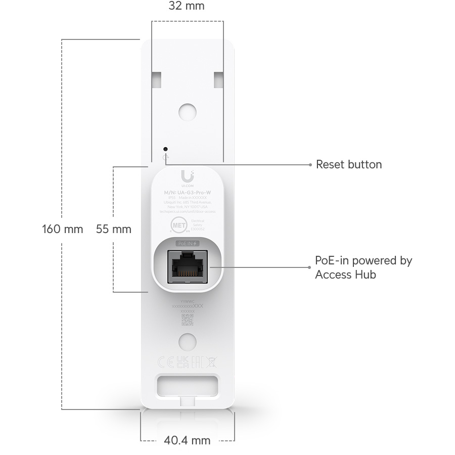 Система контроля доступа UBIQUITI UniFi G3 Starter Kit Pro