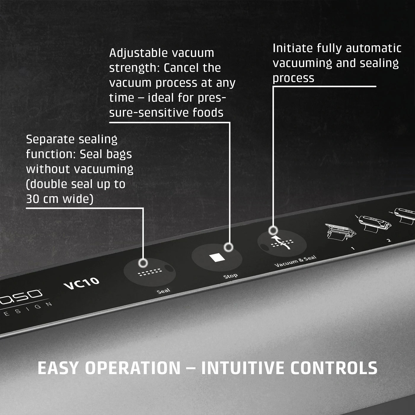 Вакууматор CASO VC 10 PlusEdition