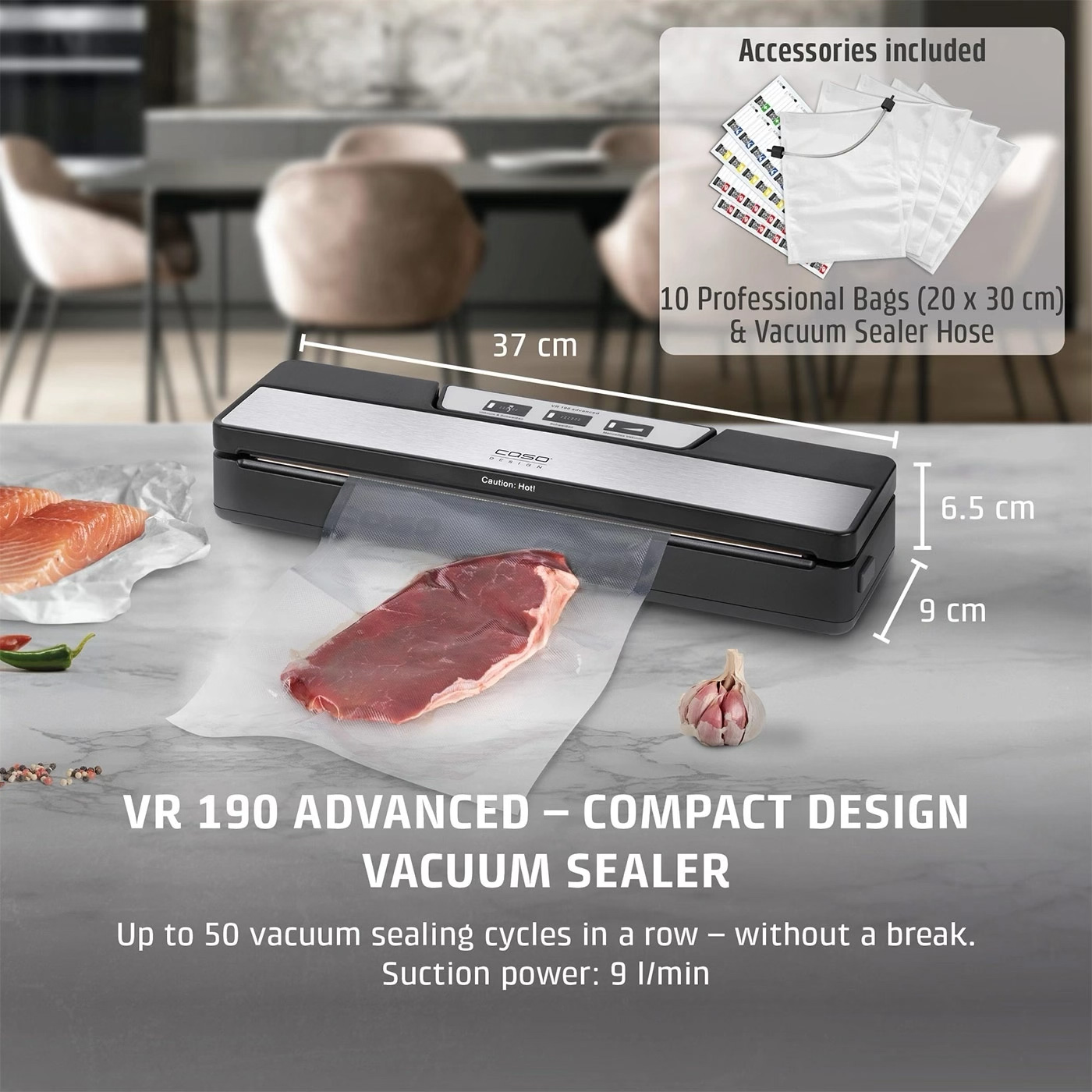 Вакууматор CASO VR 190 Advanced