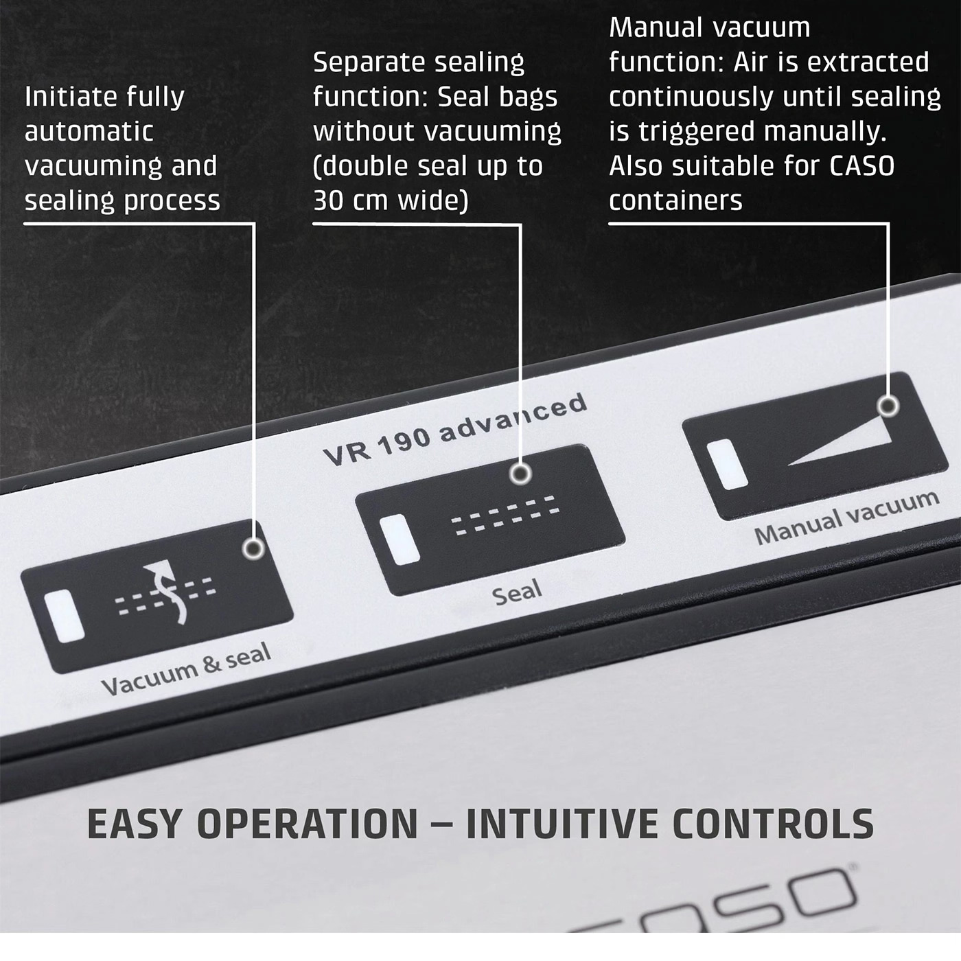 Вакууматор CASO VR 190 Advanced