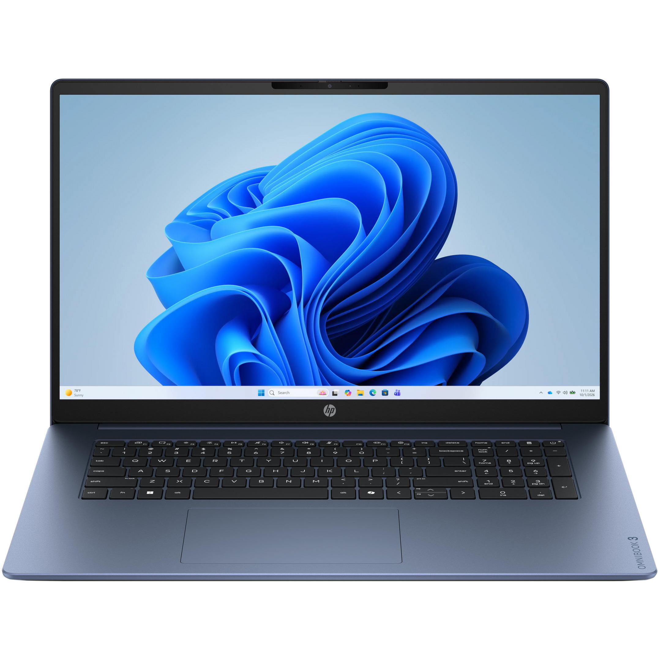 Ноутбук HP OmniBook 3 17-dp0006ua Starlit Blue (DV5S6EA)