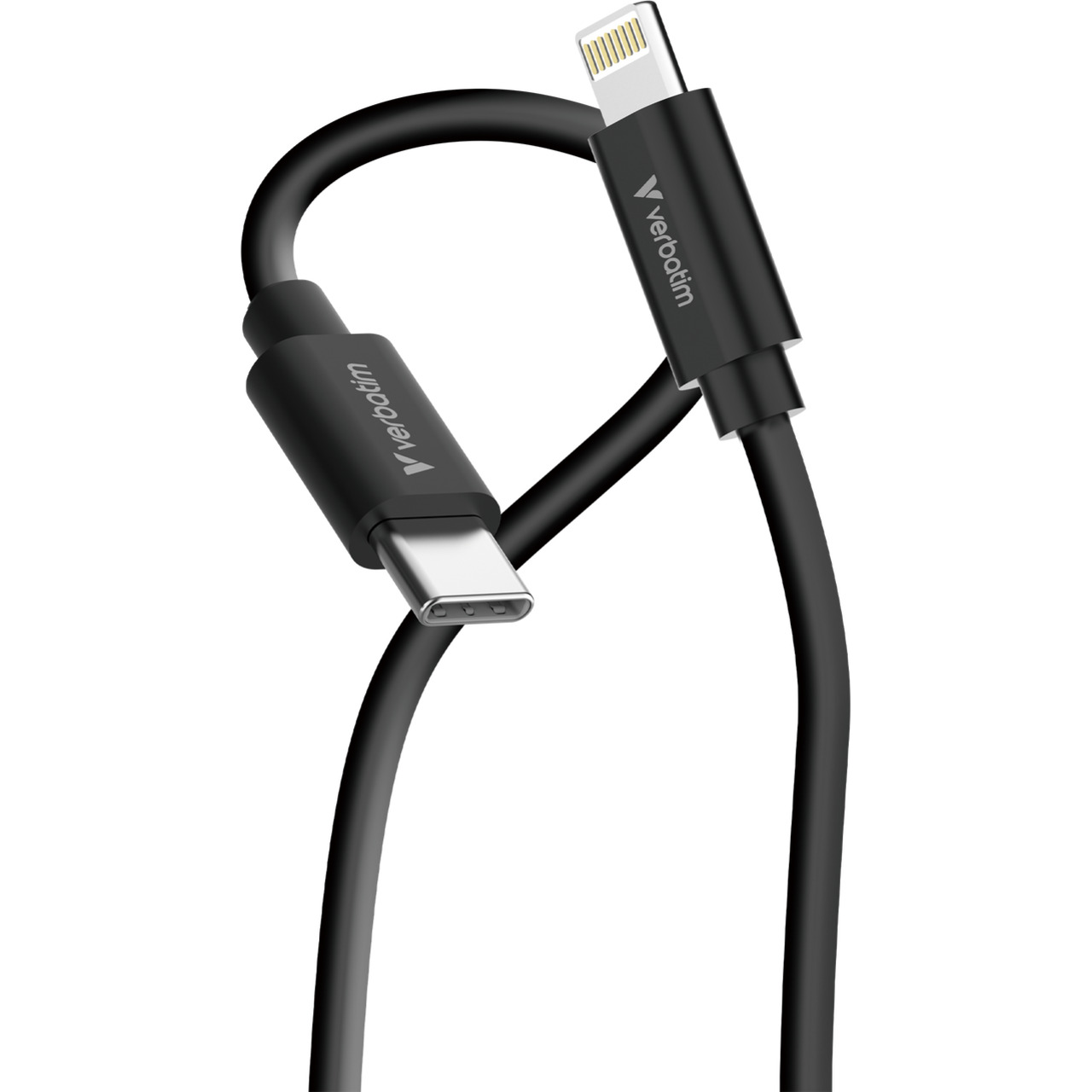 Комплект з 2 кабелів VERBATIM USB-C–Lightning Essentials 1м (32392)