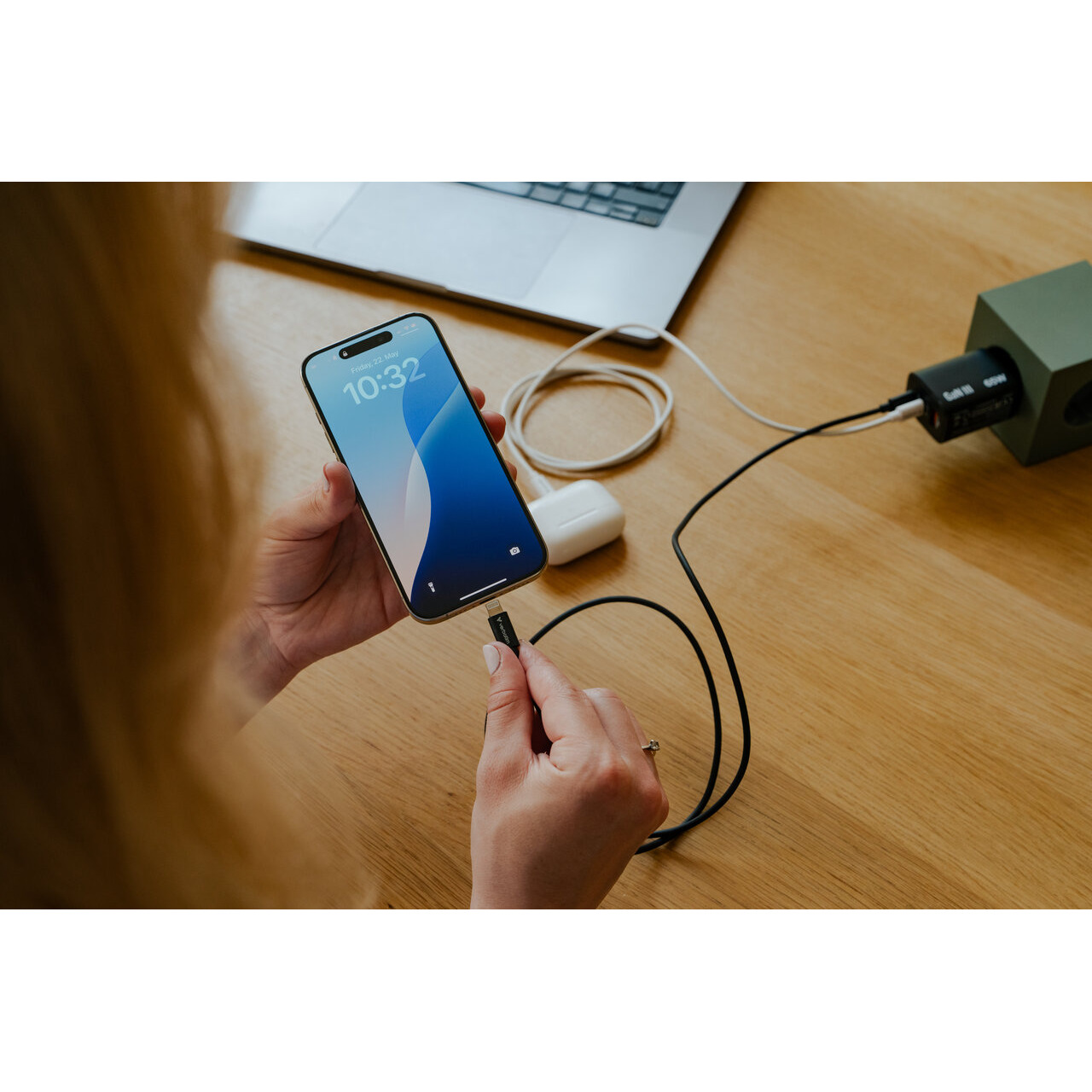Комплект з 2 кабелів VERBATIM USB-C–Lightning Essentials 1м (32392)