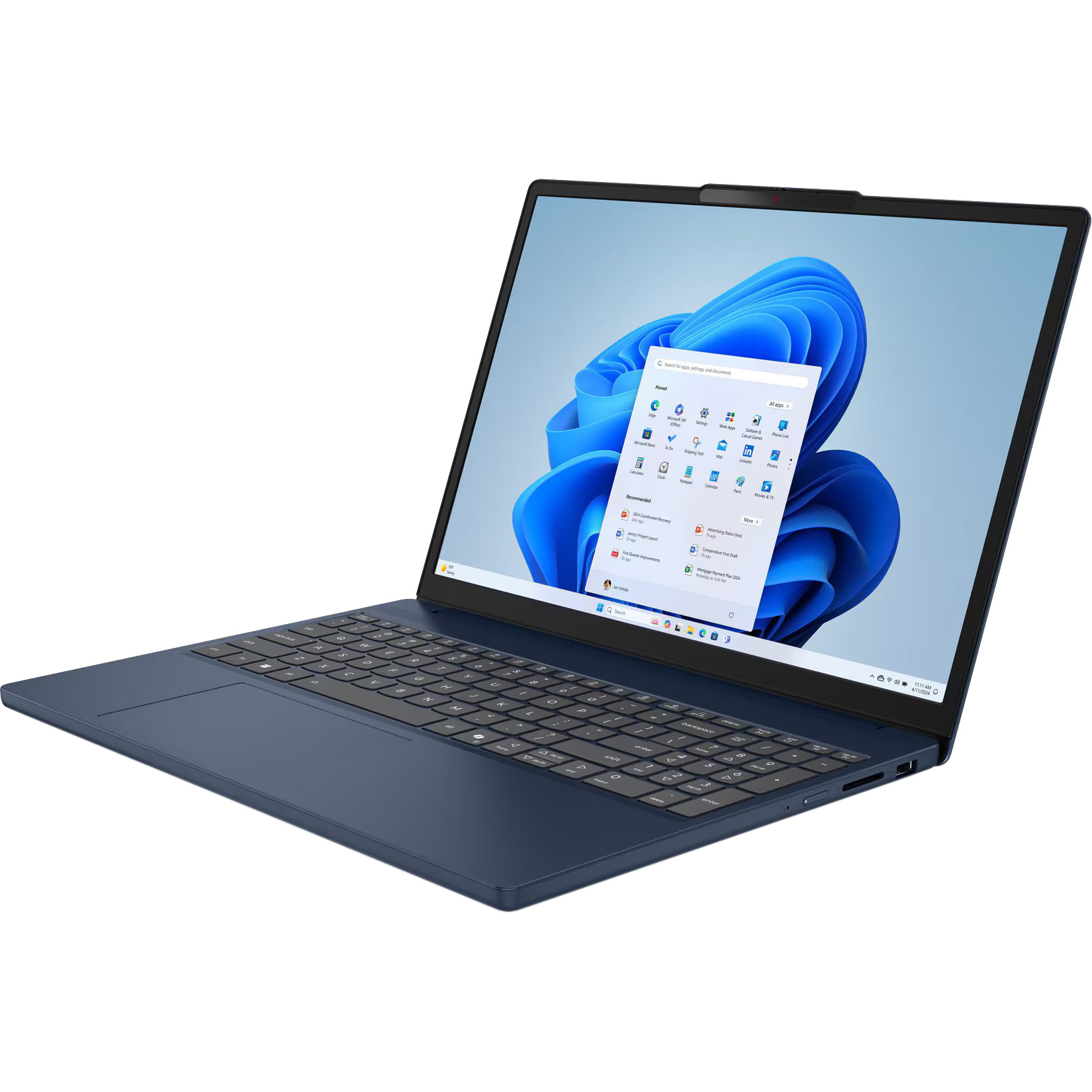 Ноутбук LENOVO IdeaPad Slim 3 15IRH10 Cosmic Blue (83K100CYPB)