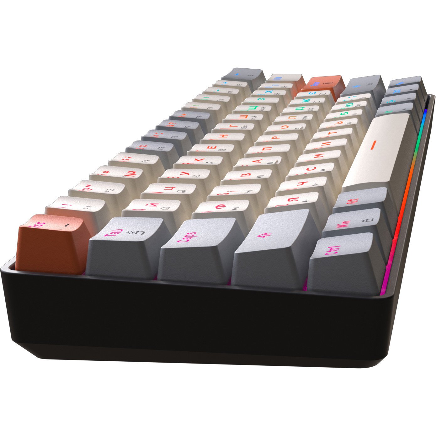 Клавиатура GAMEPRO MK130 V2 Infinity QLAB Sakura Switch Black