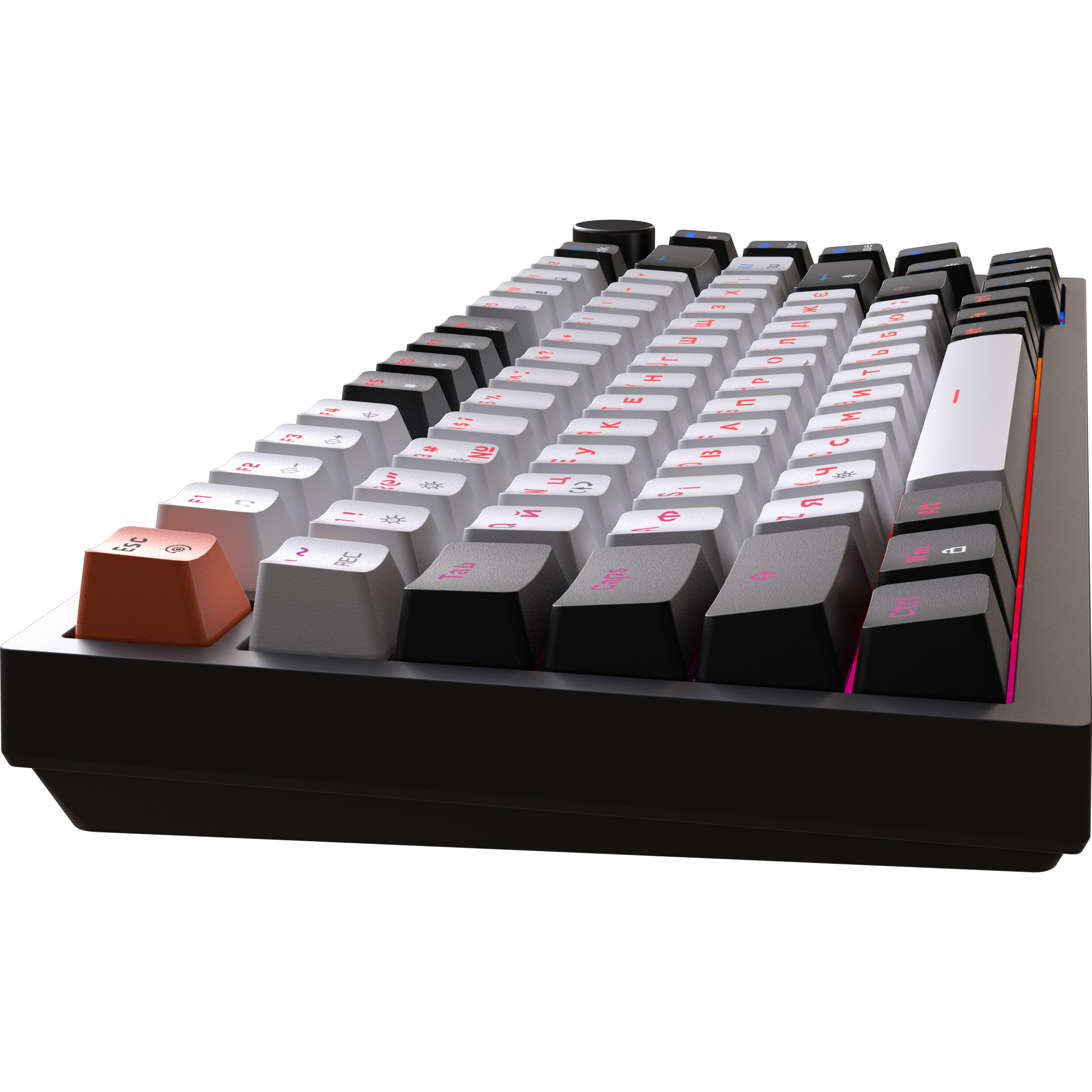 Клавиатура GAMEPRO MK160 V2 Warden QLAB Sakura Switch Black