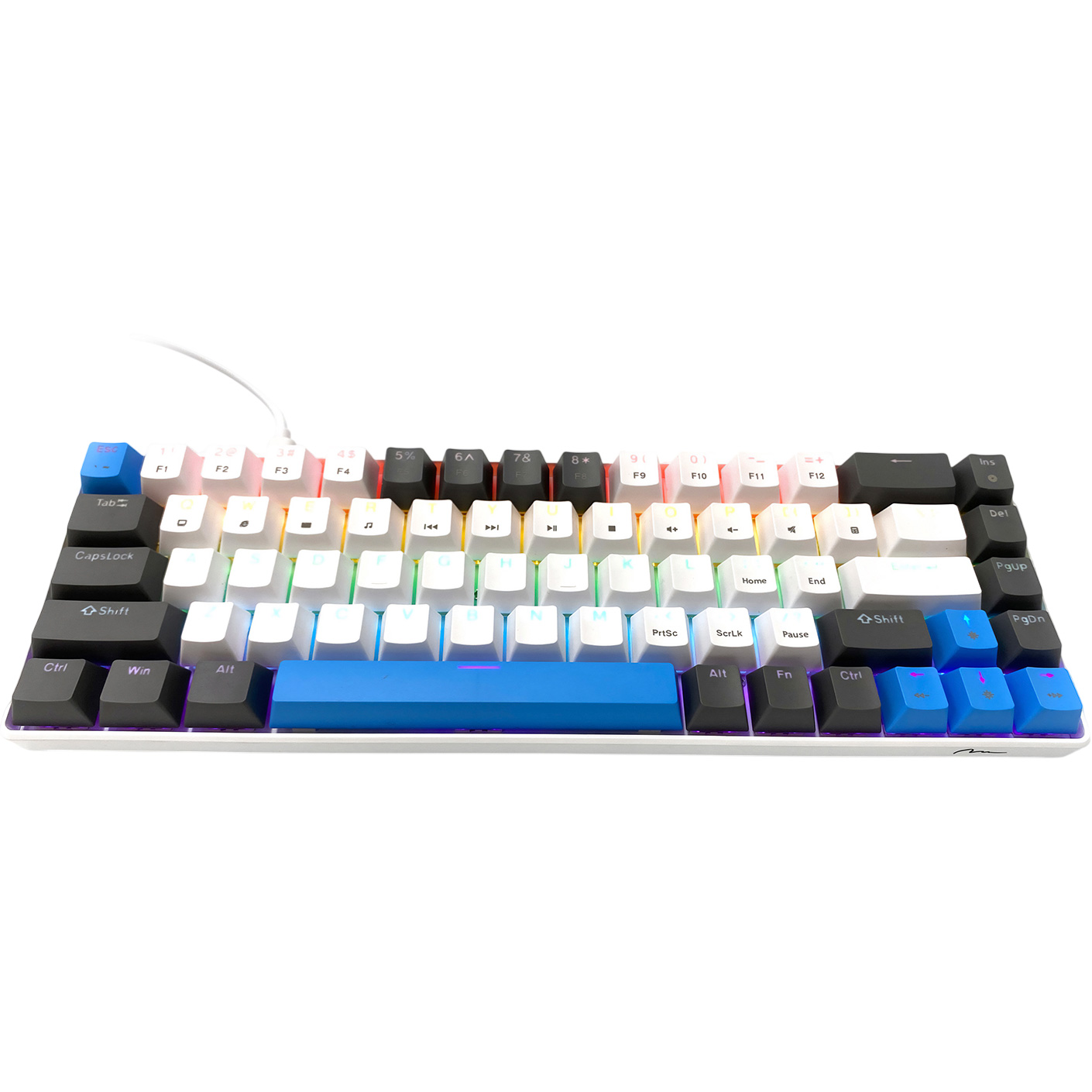 Клавиатура MEDIA-TECH Red Core MX60 White (MT1259)