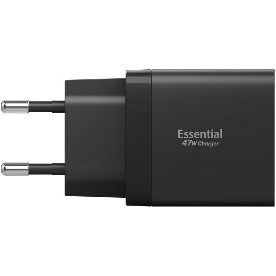Зарядное устройство SPIGEN Essential 47W Wall Charger 2xUSB-C Black (ACH09457)