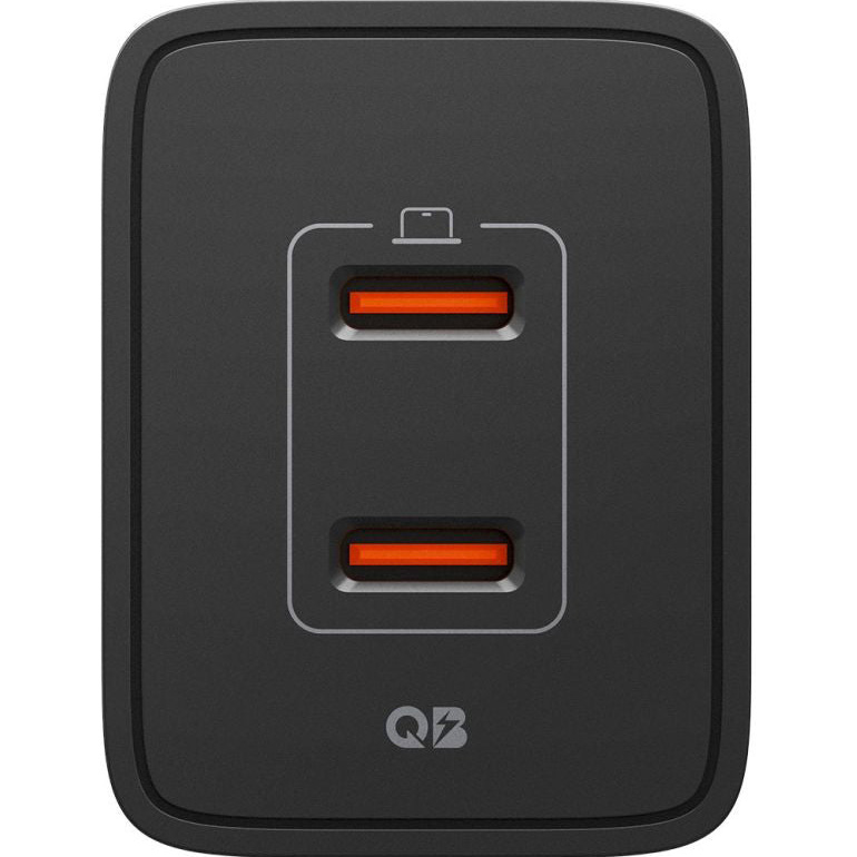 Зарядное устройство SPIGEN Essential 47W Wall Charger 2xUSB-C Black (ACH09457)