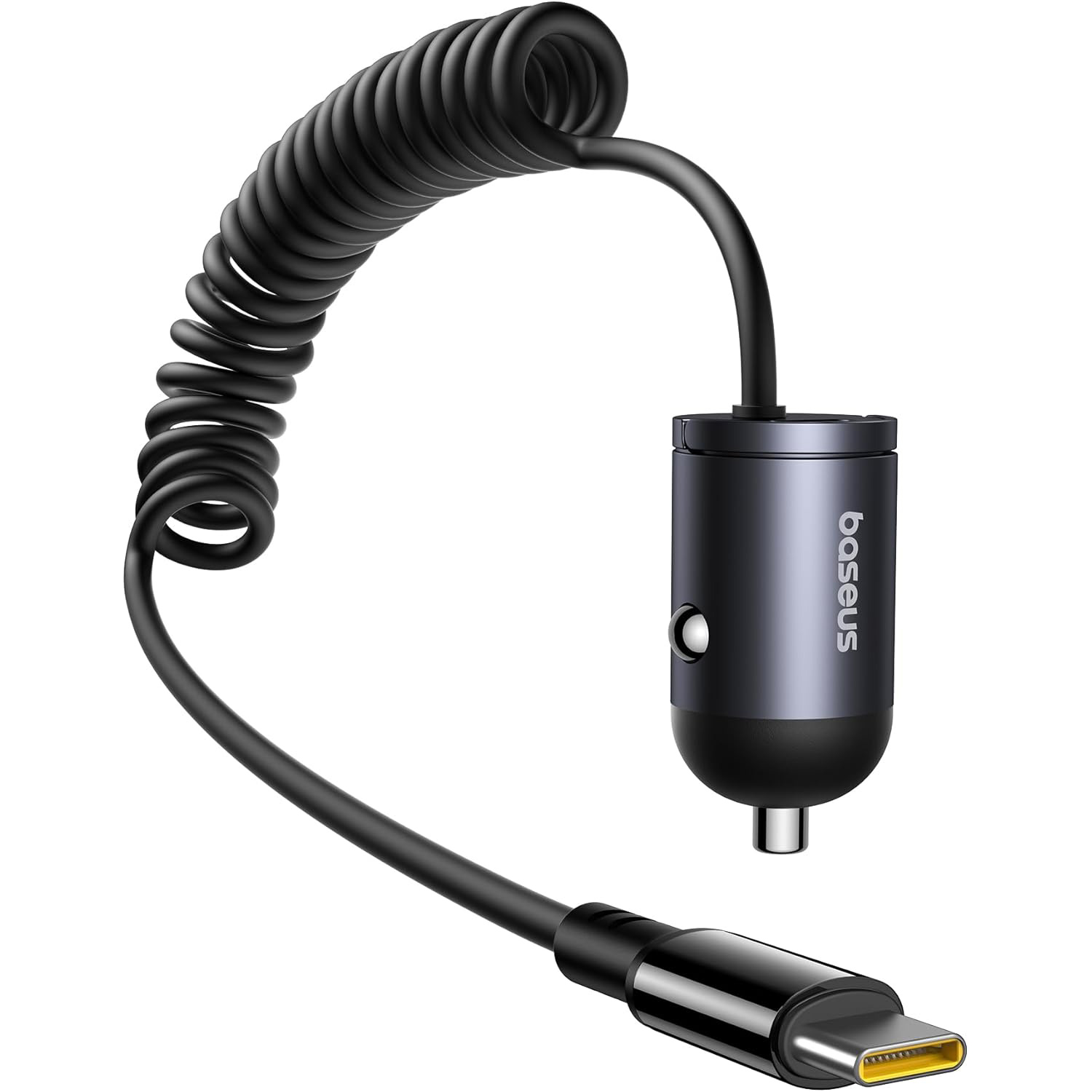 Автомобільний зарядний пристрій BASEUS Tiny Star Mini Car Charger 30W Black w/USB-C cable (C00035001121-00)