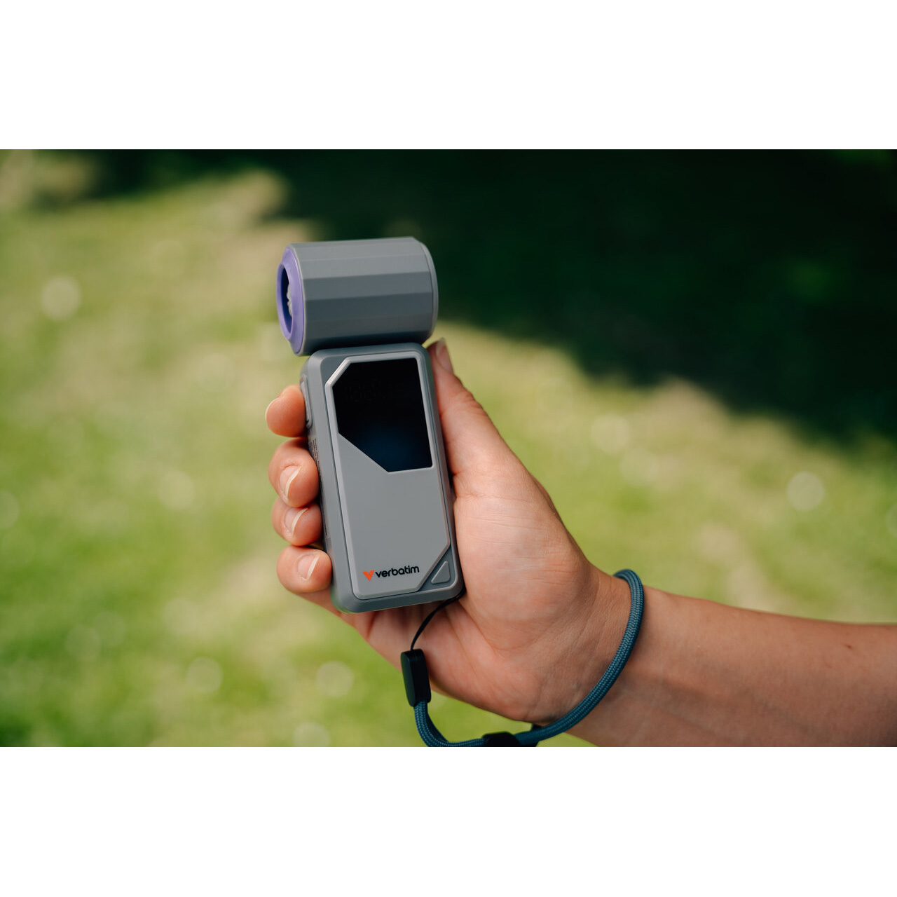 Портативный ручной вентилятор VERBATIM Cool 'n' Go AirJet Gray/Purple (32340)