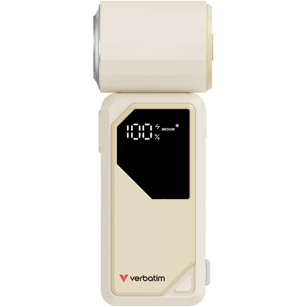 Портативный ручной вентилятор VERBATIM Cool 'n' Go AirJet White/Silver (32341)