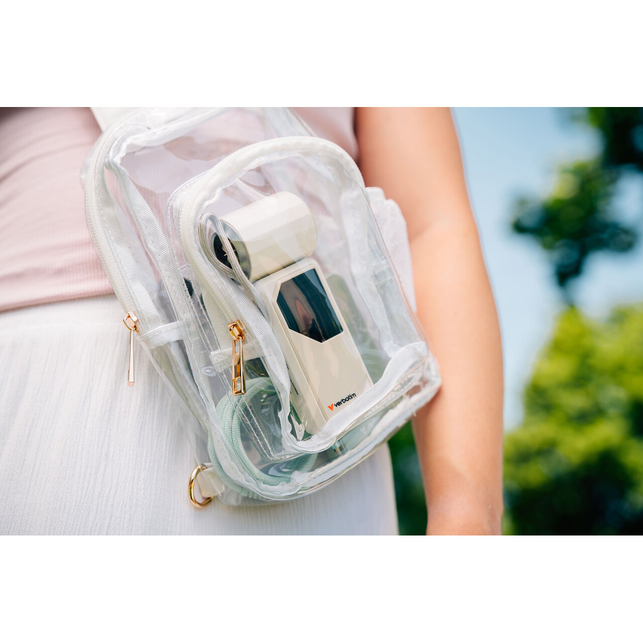 Портативный ручной вентилятор VERBATIM Cool 'n' Go AirJet White/Silver (32341)