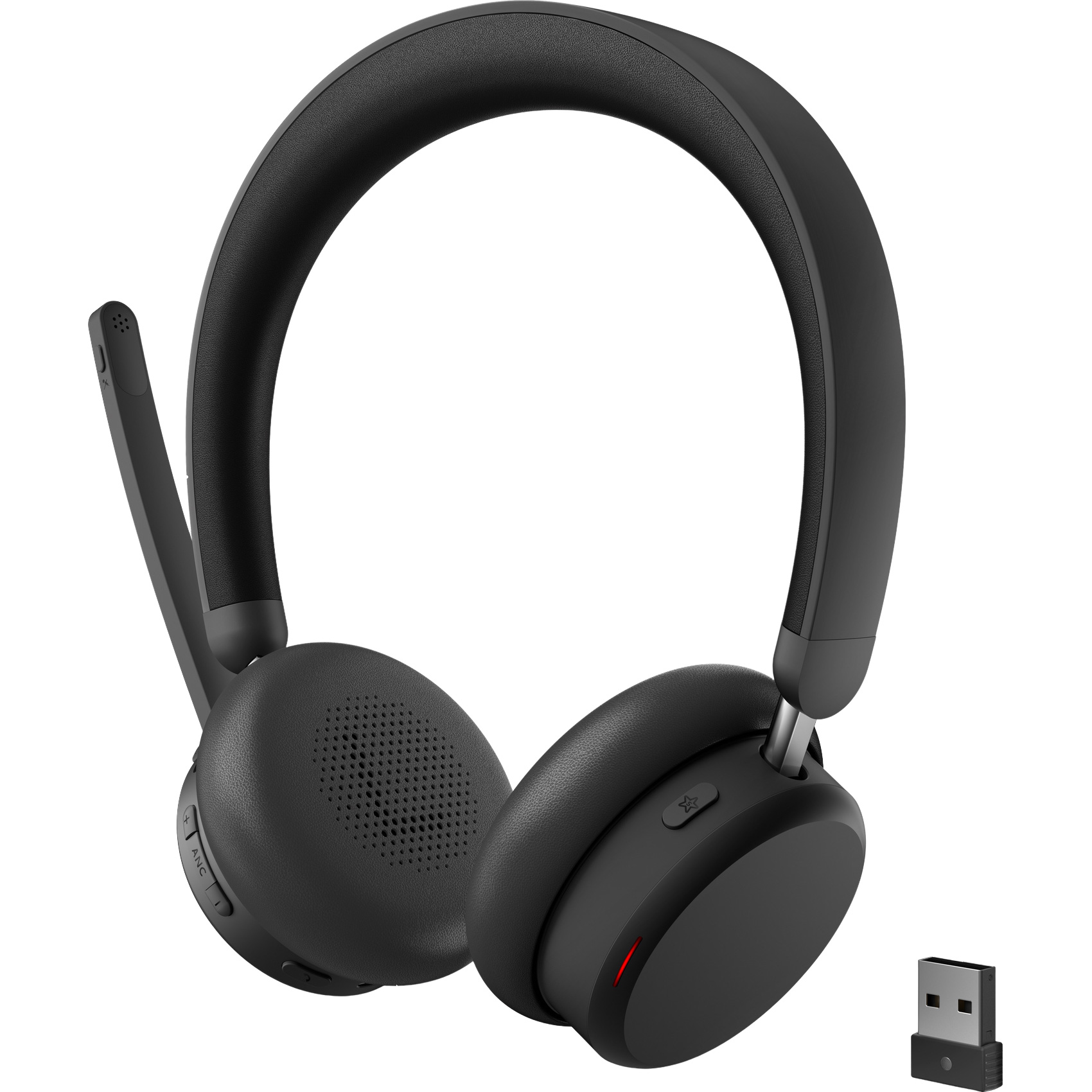 Гарнітура бездротова LENOVO Dual-Mode Wireless ANC Headset 6550 USB-A, Teams (4XD1S19777)