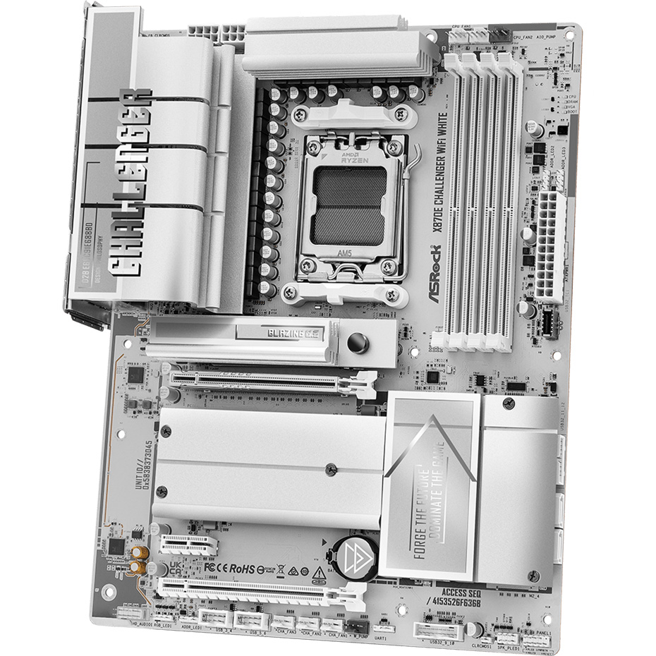 Материнская плата ASROCK X870E Challenger WiFi White