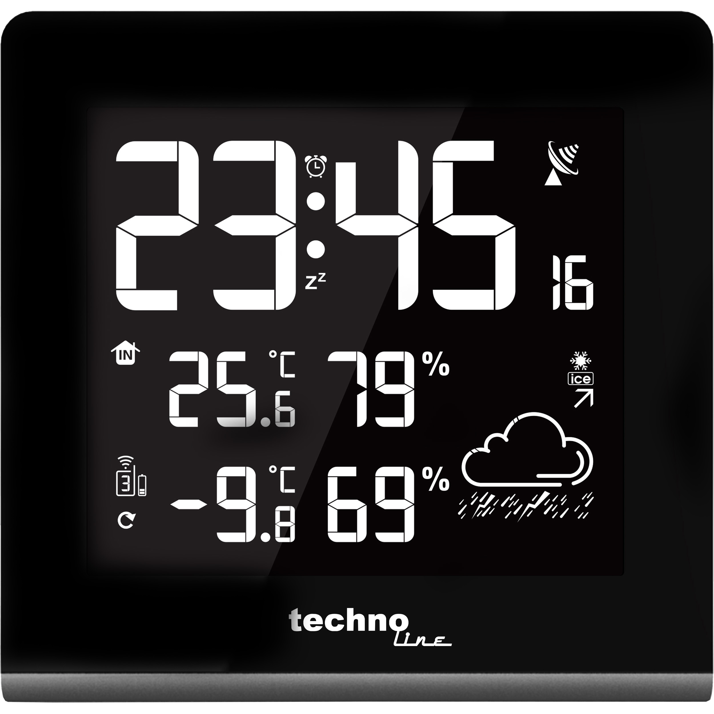 Метеостанція TECHNOLINE WS9065 Black