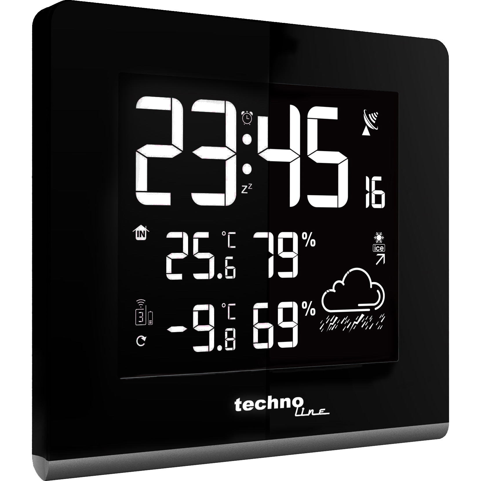 Метеостанція TECHNOLINE WS9065 Black