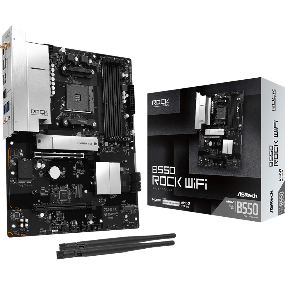 Материнская плата ASROCK B550 Rock WiFi