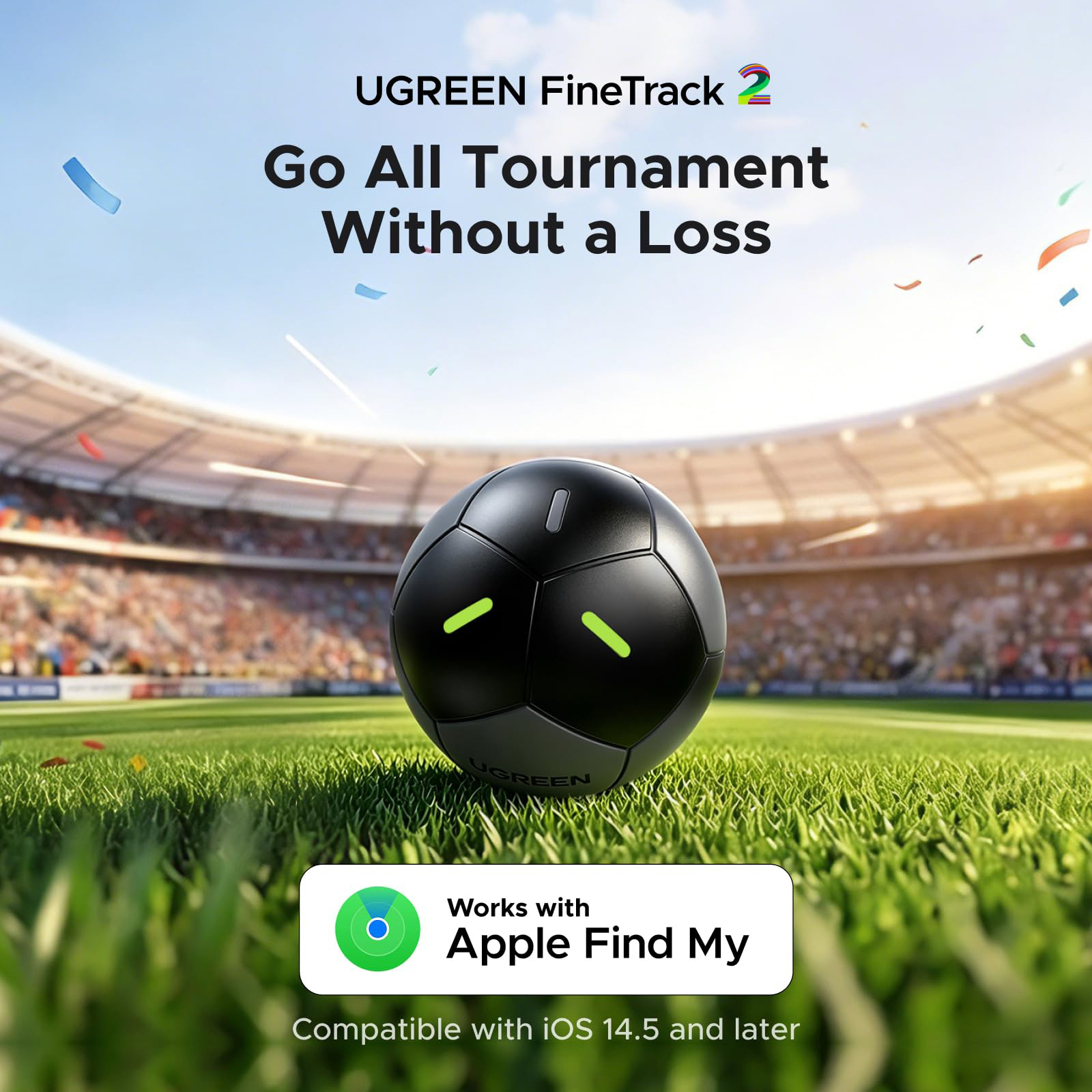 Поисковый брелок UGREEN FineTrack 2 Soccer Ball