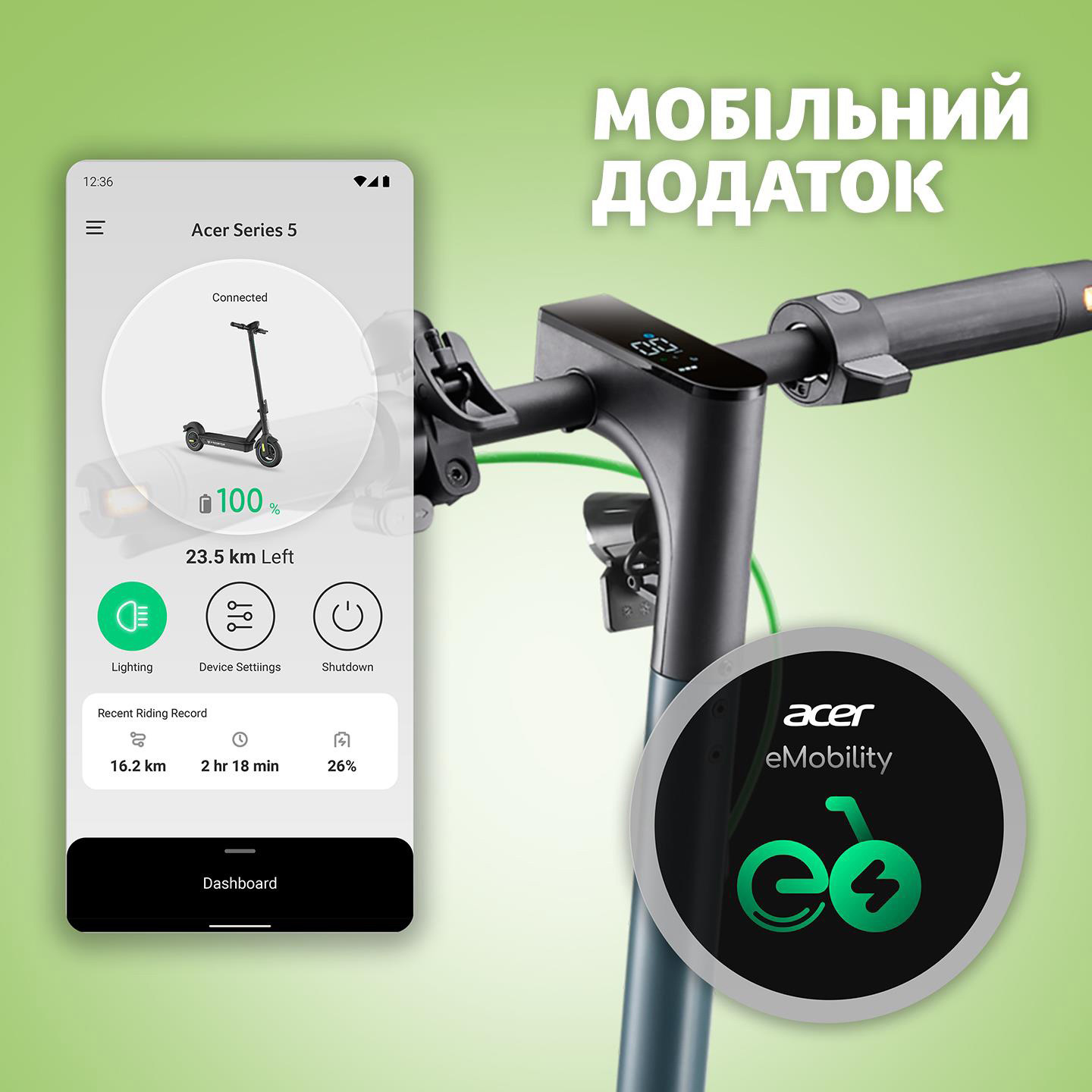 Електросамокат ACER ES Series 3 Select (GP.ESC11.03L)