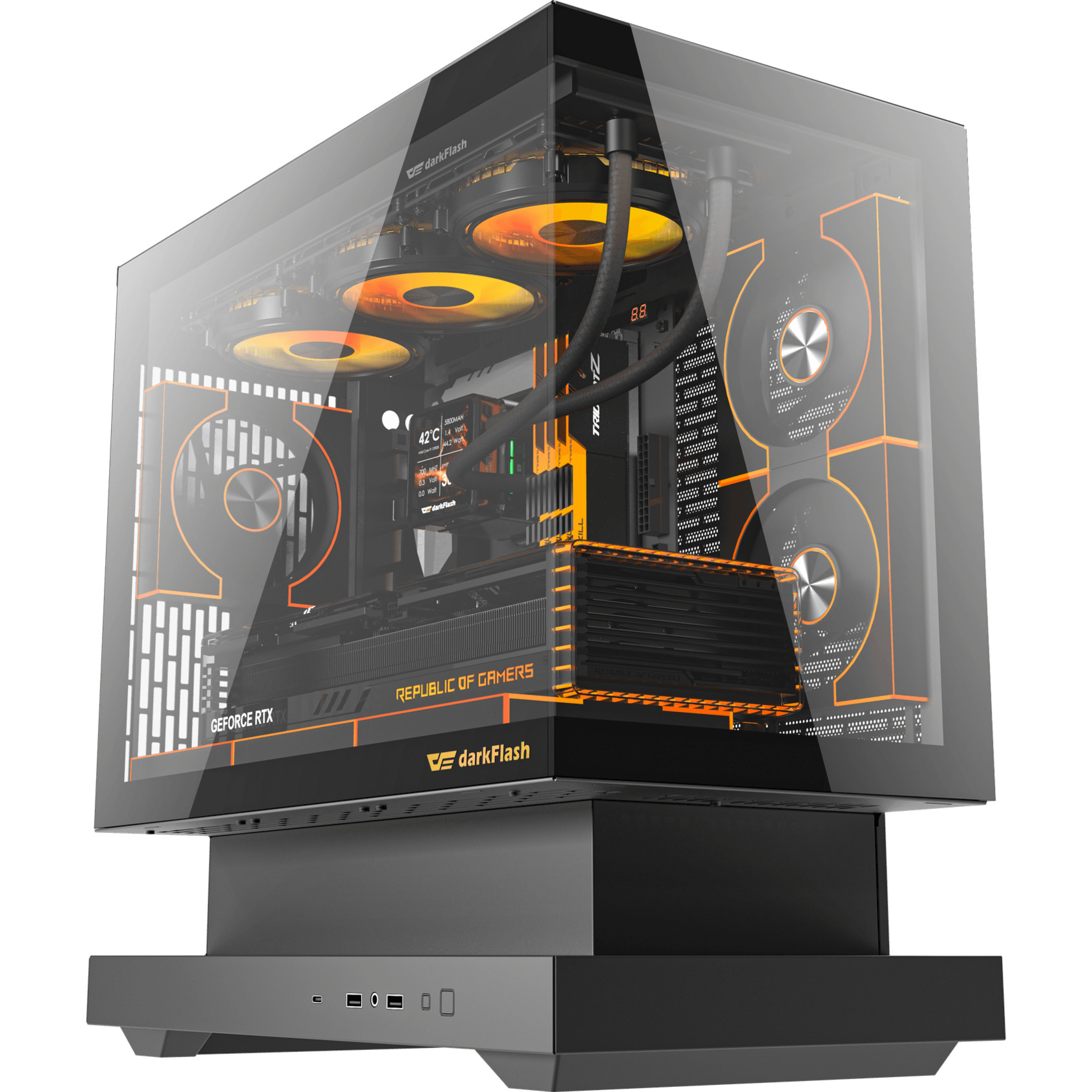 Корпус DARKFLASH Floatron F1 Black