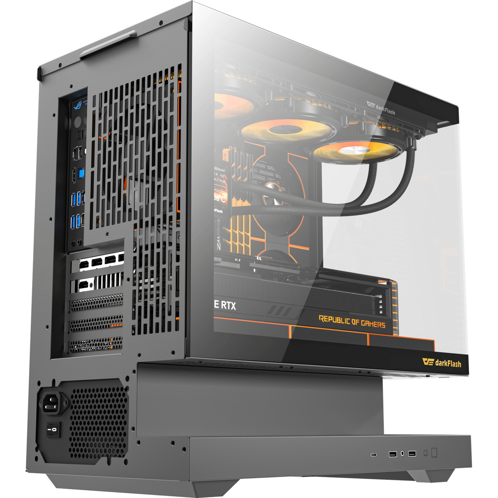 Корпус DARKFLASH Floatron F1 Black