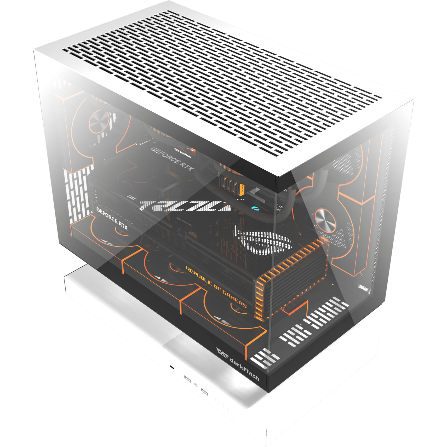Корпус DARKFLASH Floatron F1 White