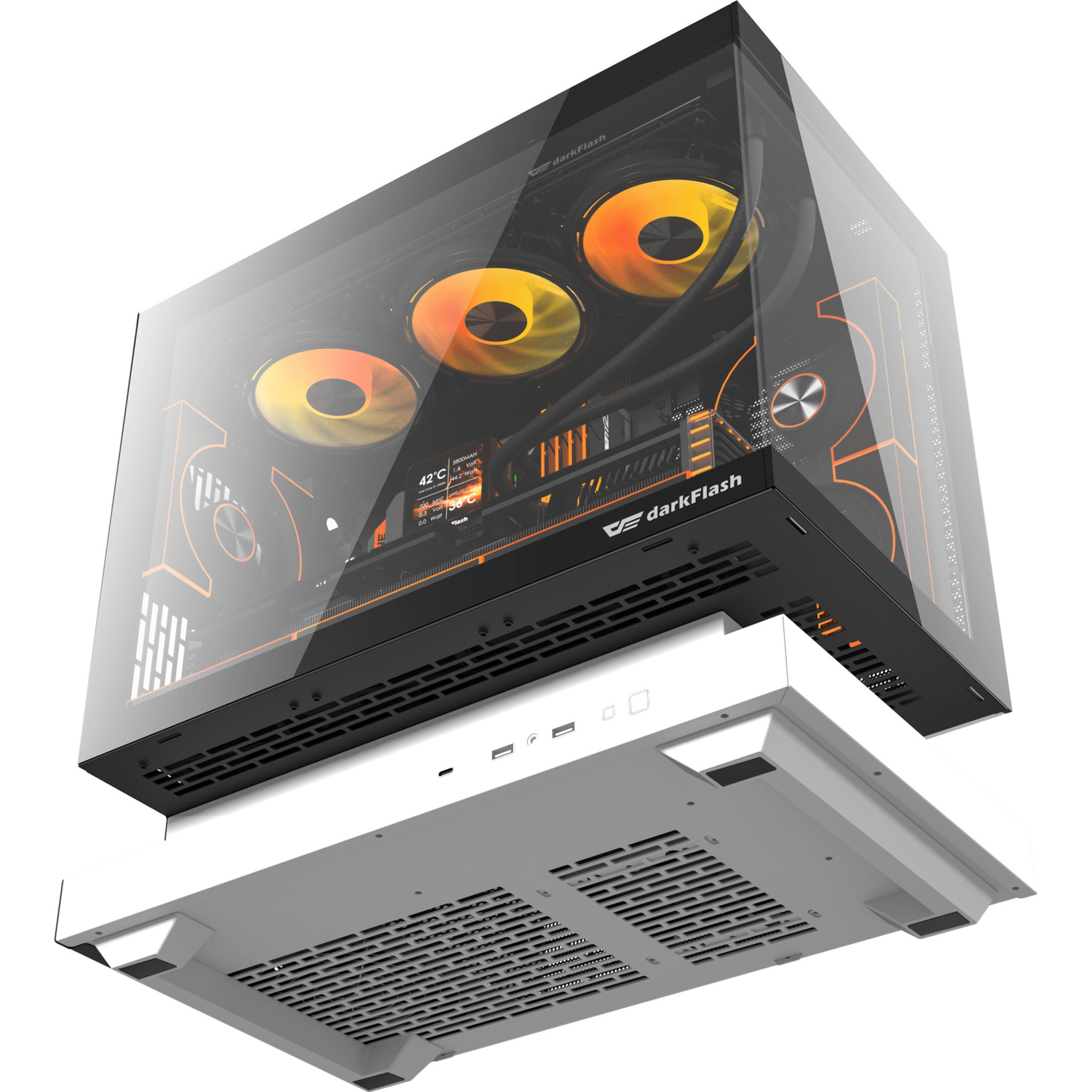 Корпус DARKFLASH Floatron F1 White