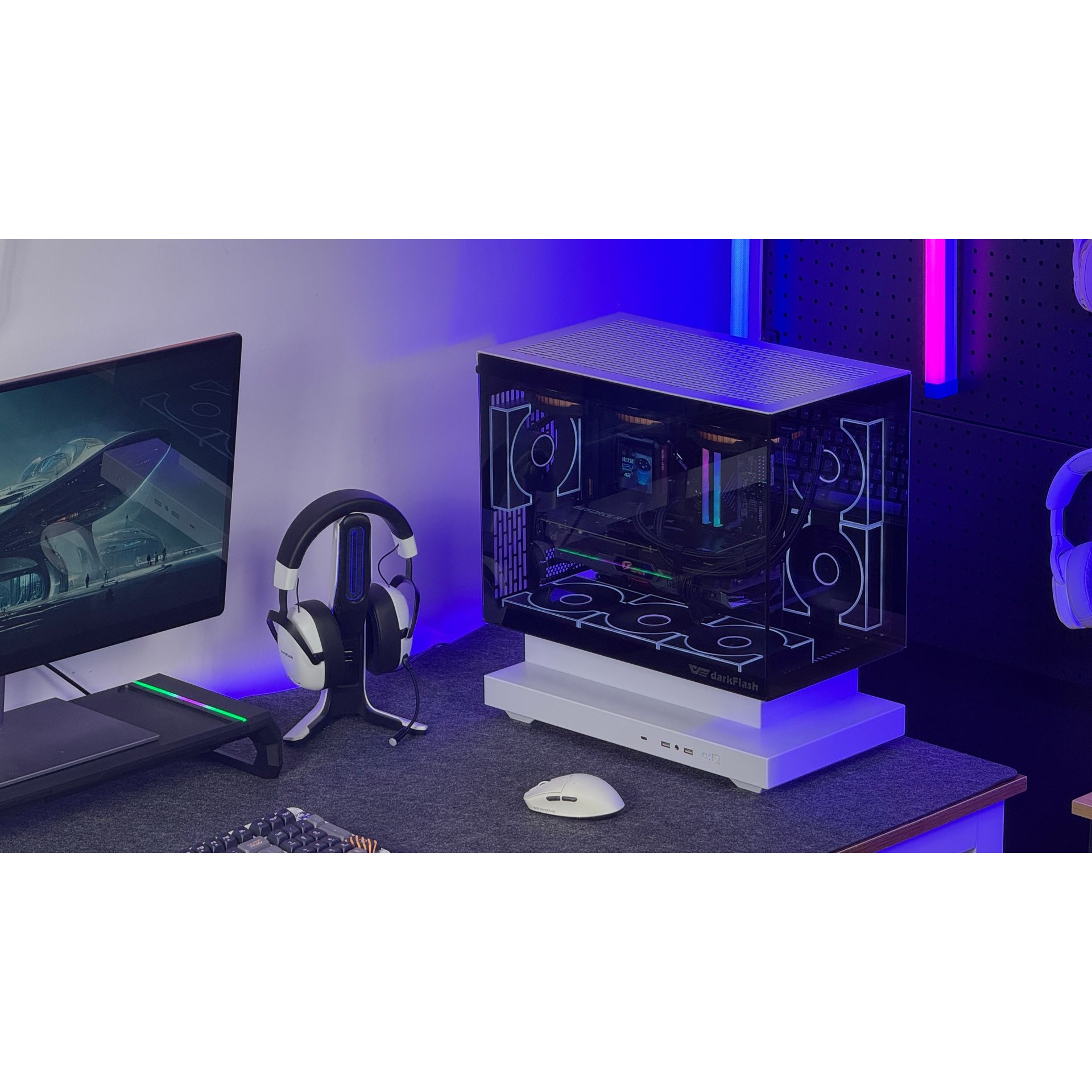 Корпус DARKFLASH Floatron F1 White
