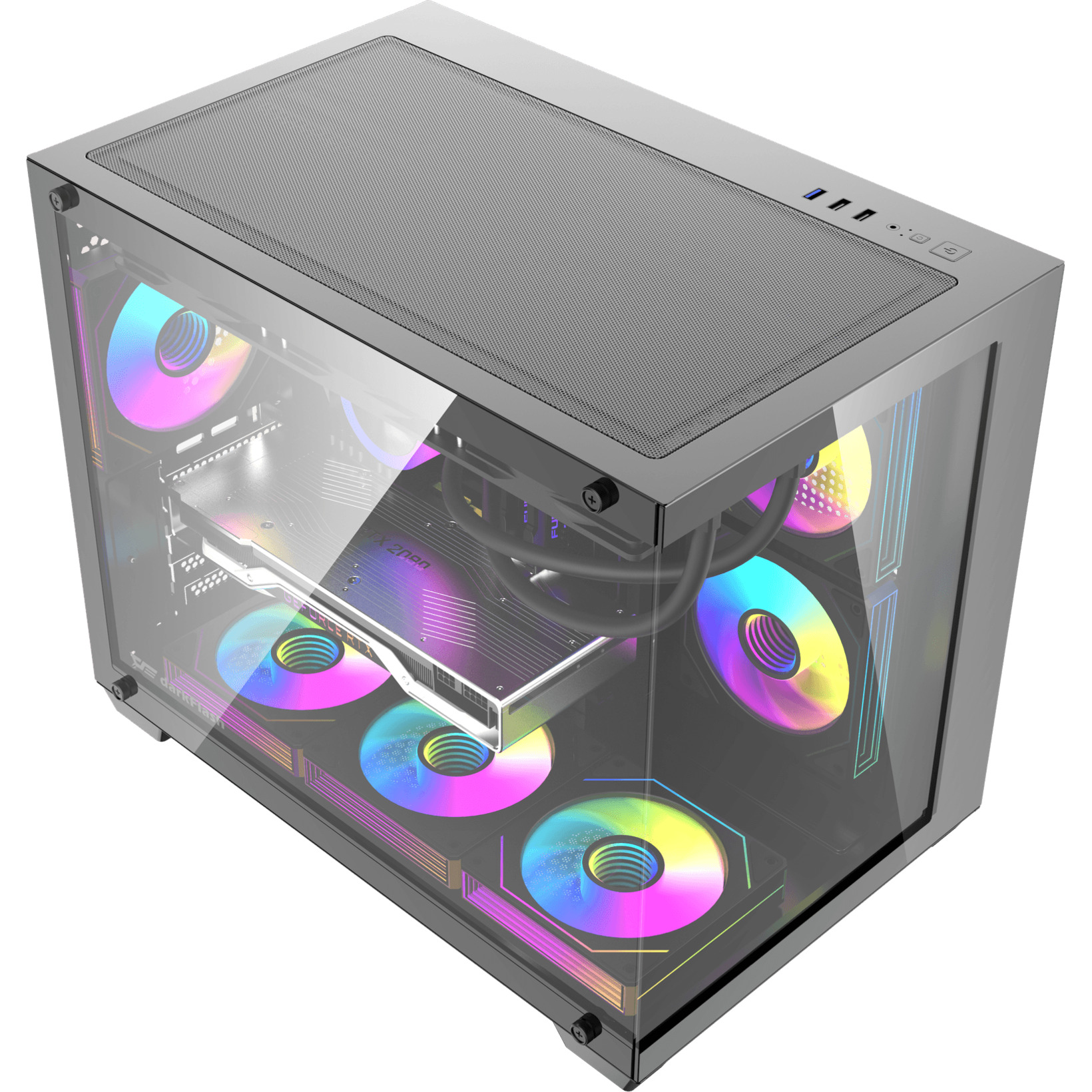 Корпус DARKFLASH B275 Pro Black