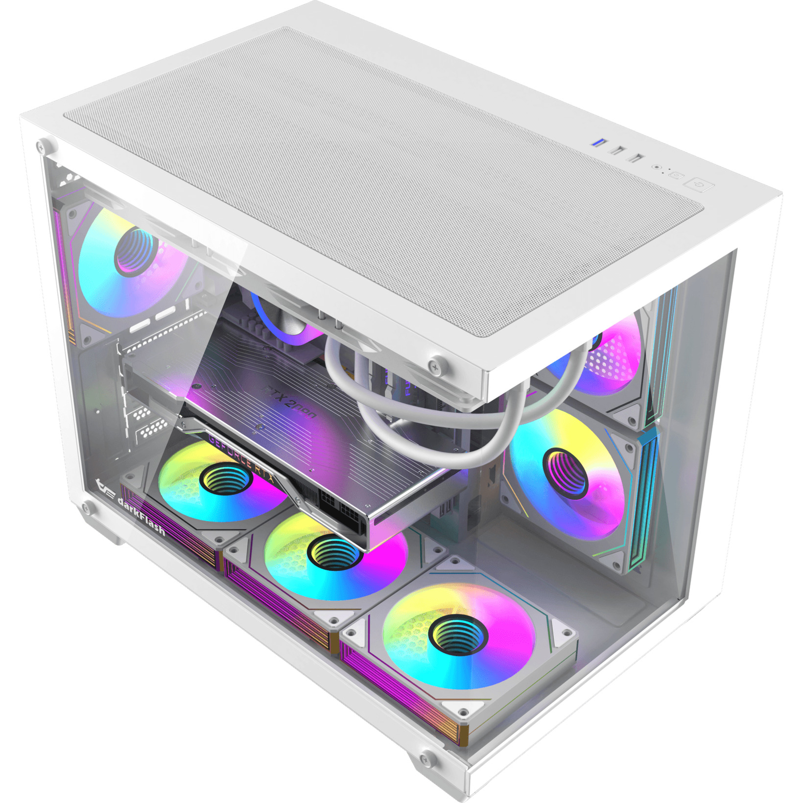 Корпус DARKFLASH B275 Pro White