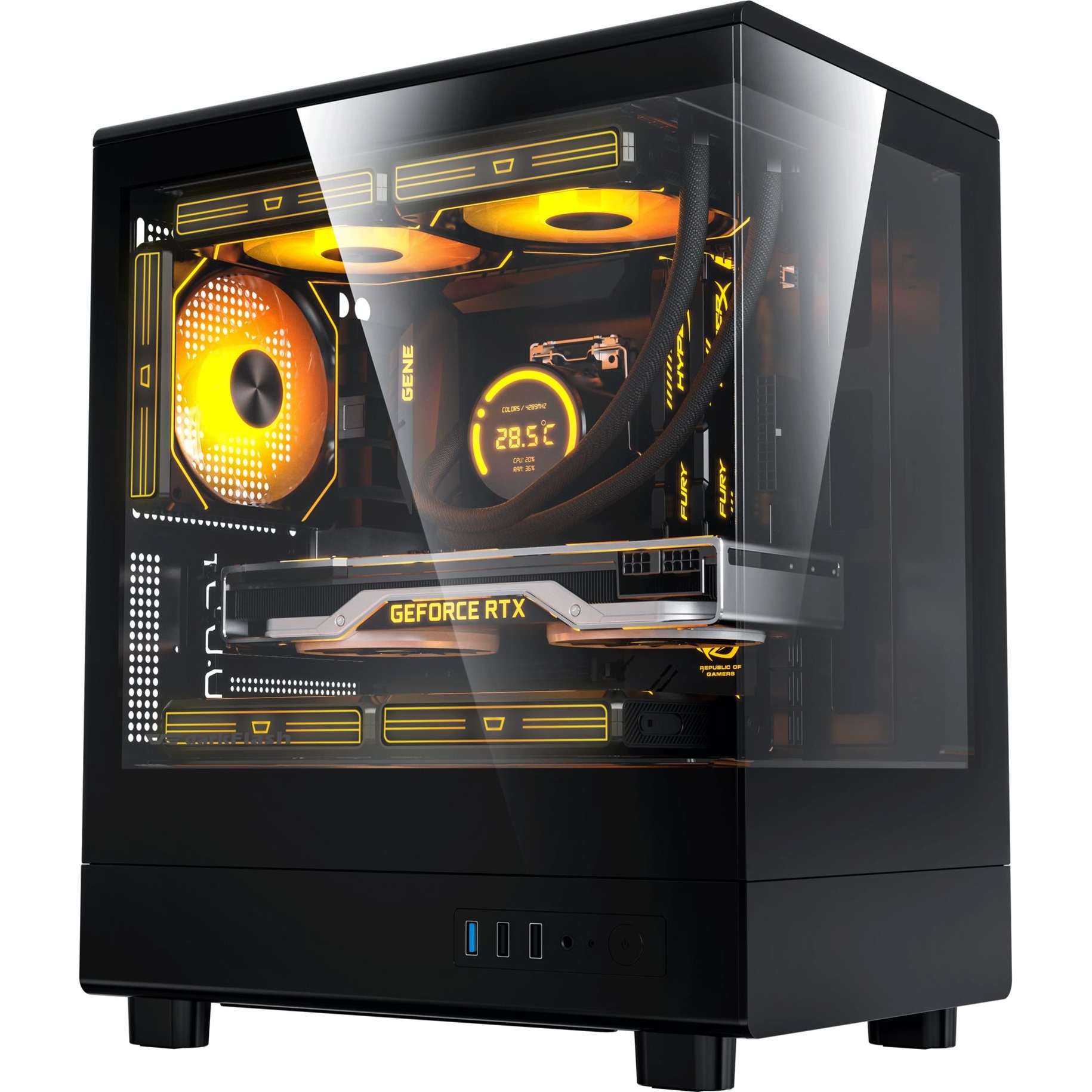 Корпус DARKFLASH DB330M Black