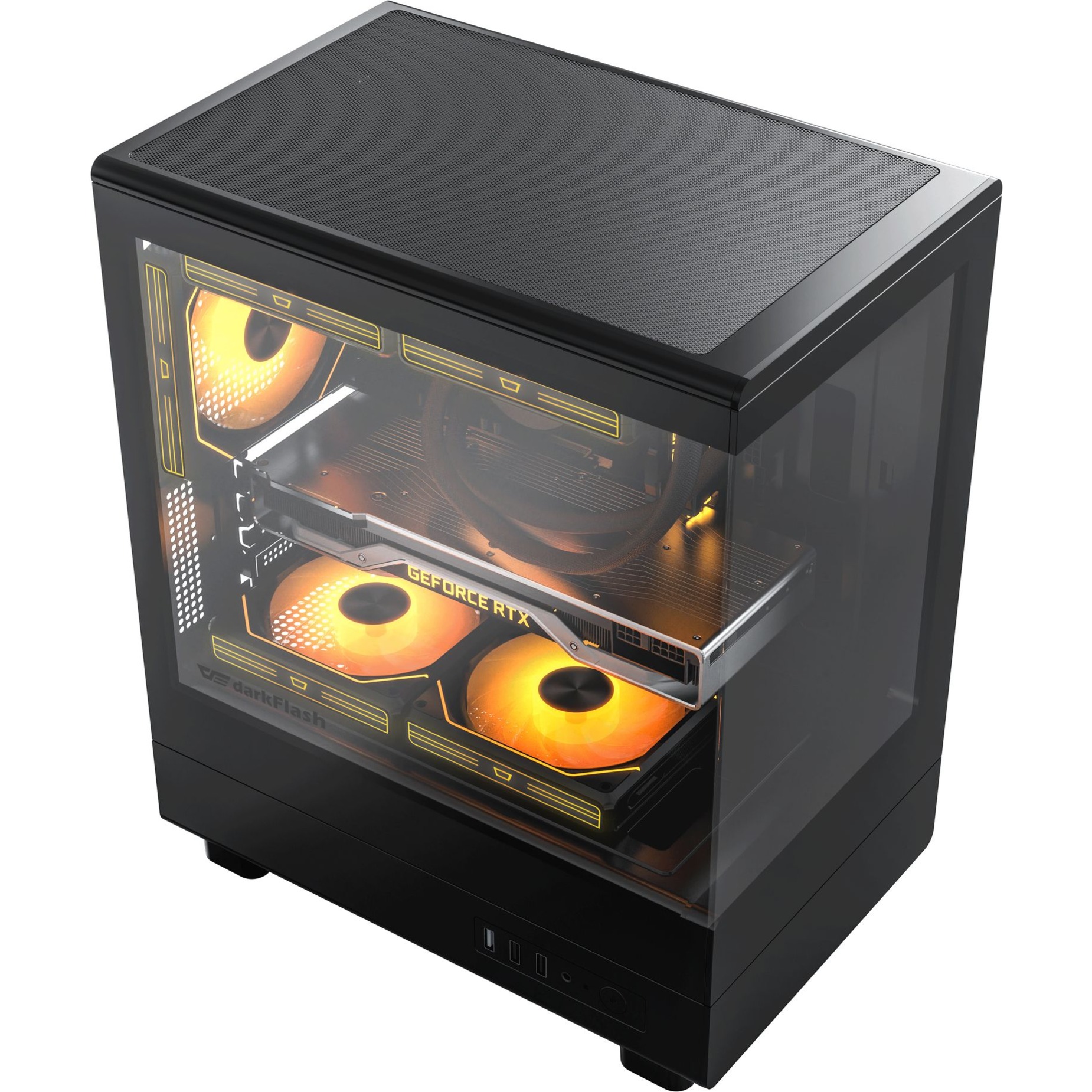 Корпус DARKFLASH DB330M Black