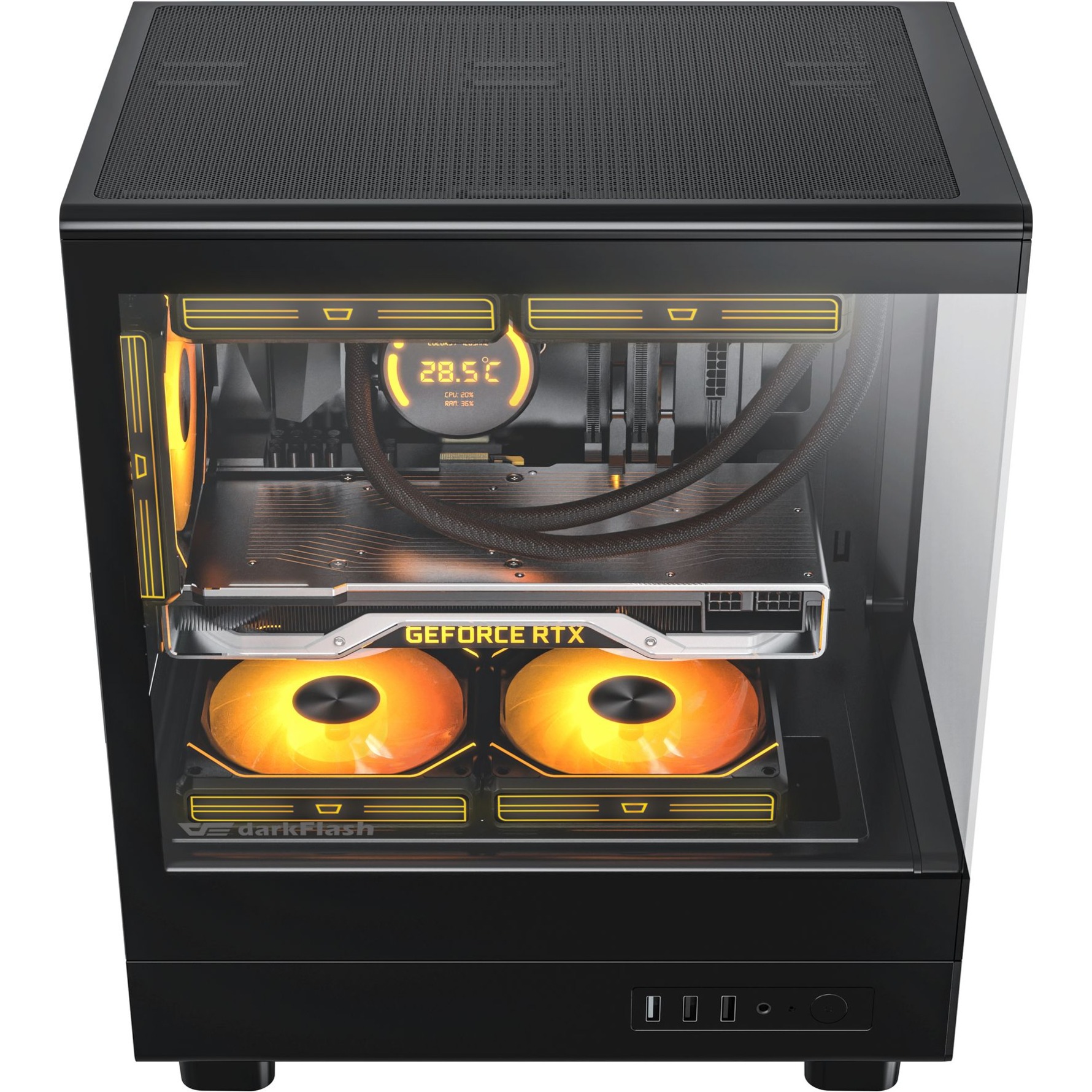 Корпус DARKFLASH DB330M Black
